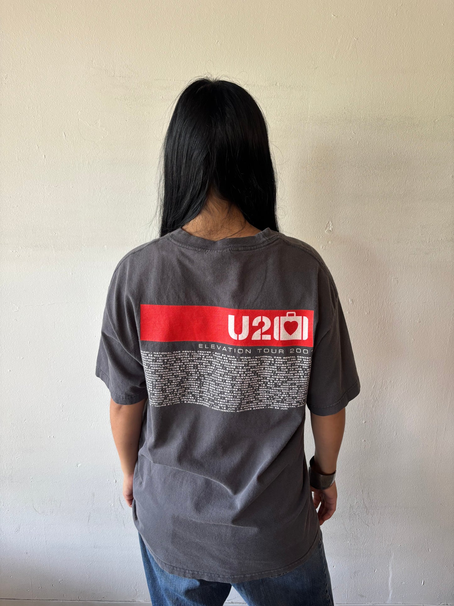 Vintage U2 Elevation Tour Shirt