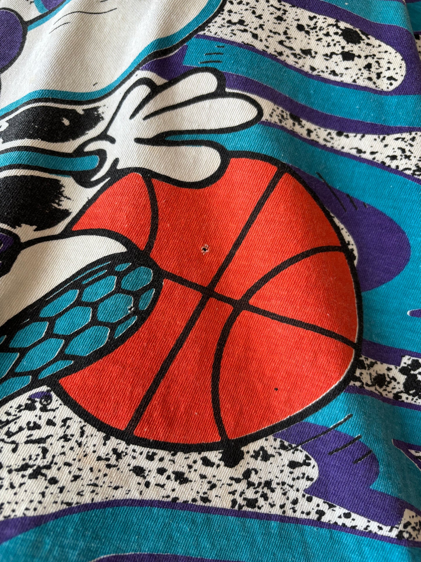 Vintage Charlotte Hornets Magic Johnson All Over Print Shirt