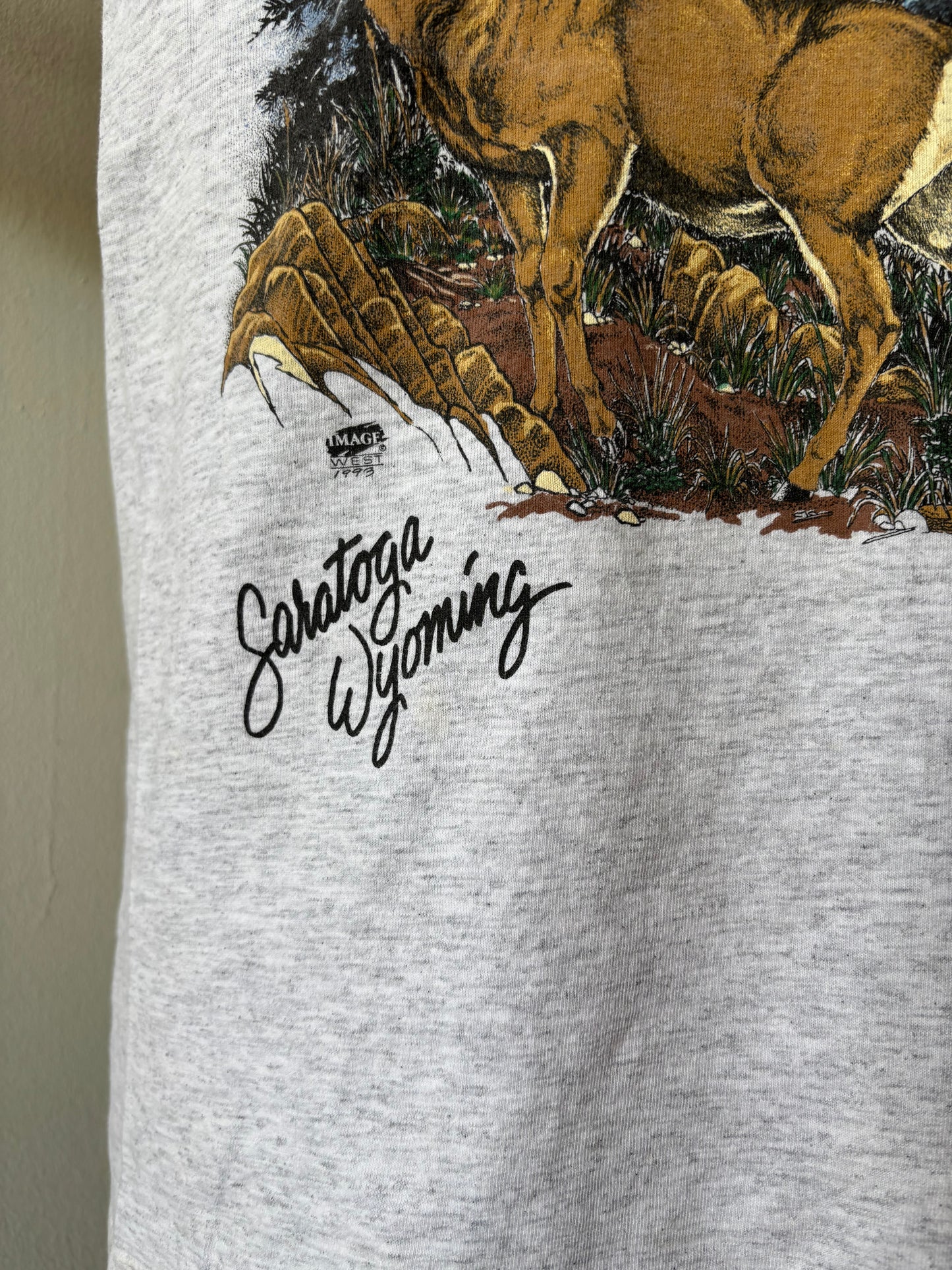 Vintage Saratoga Wyoming Shirt