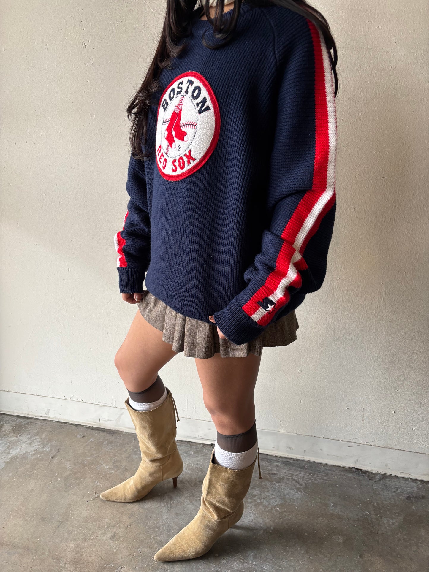 Vintage Boston Red Sox Stater Knitted Sweater