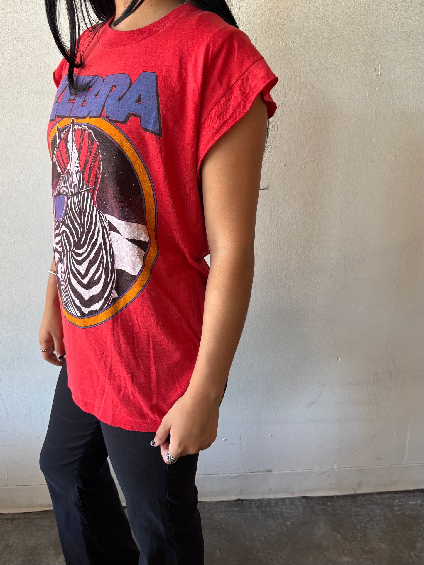 Vintage Zebra Cut Off