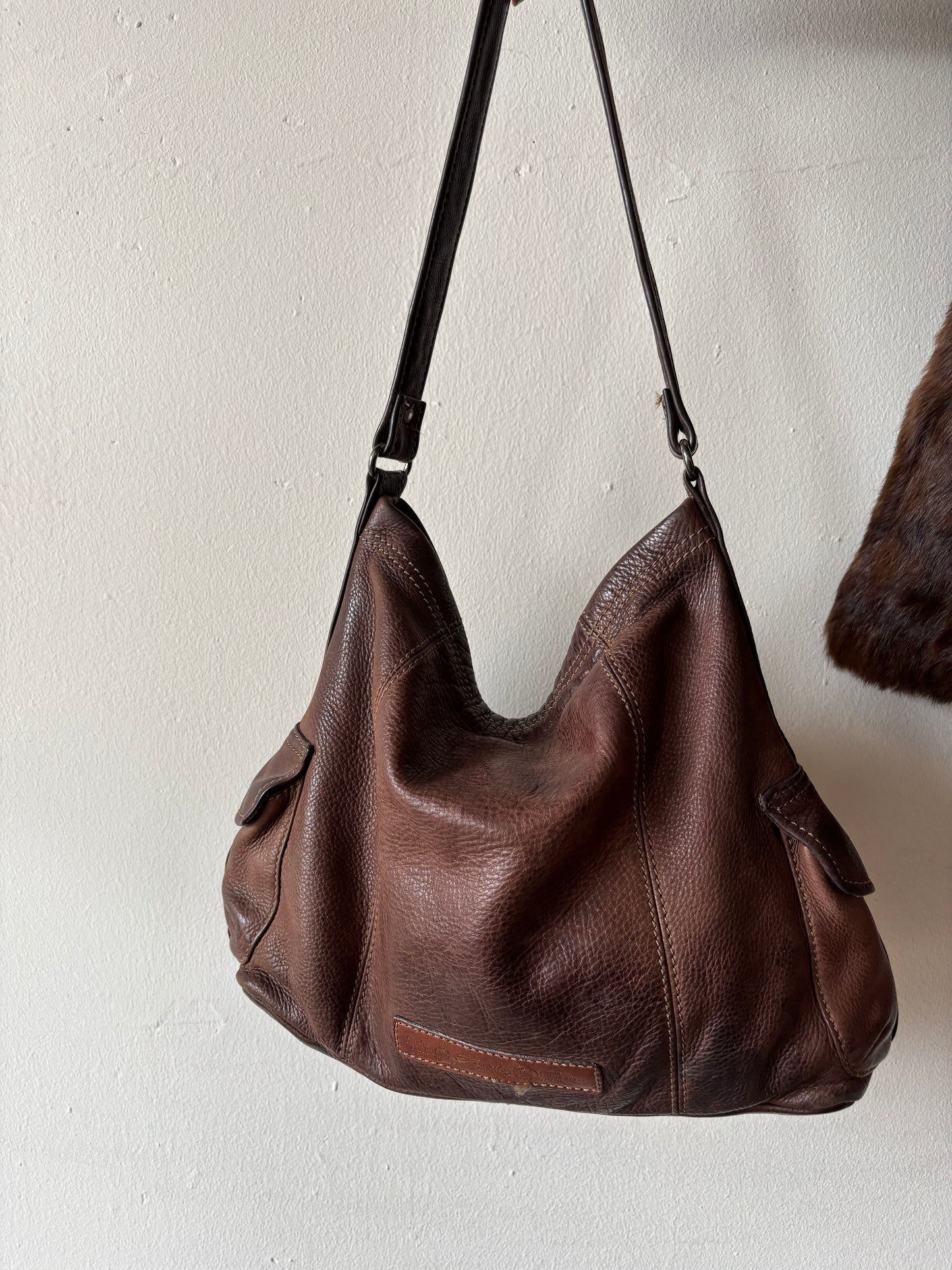 Vintage Fossil Brown Leather Purse