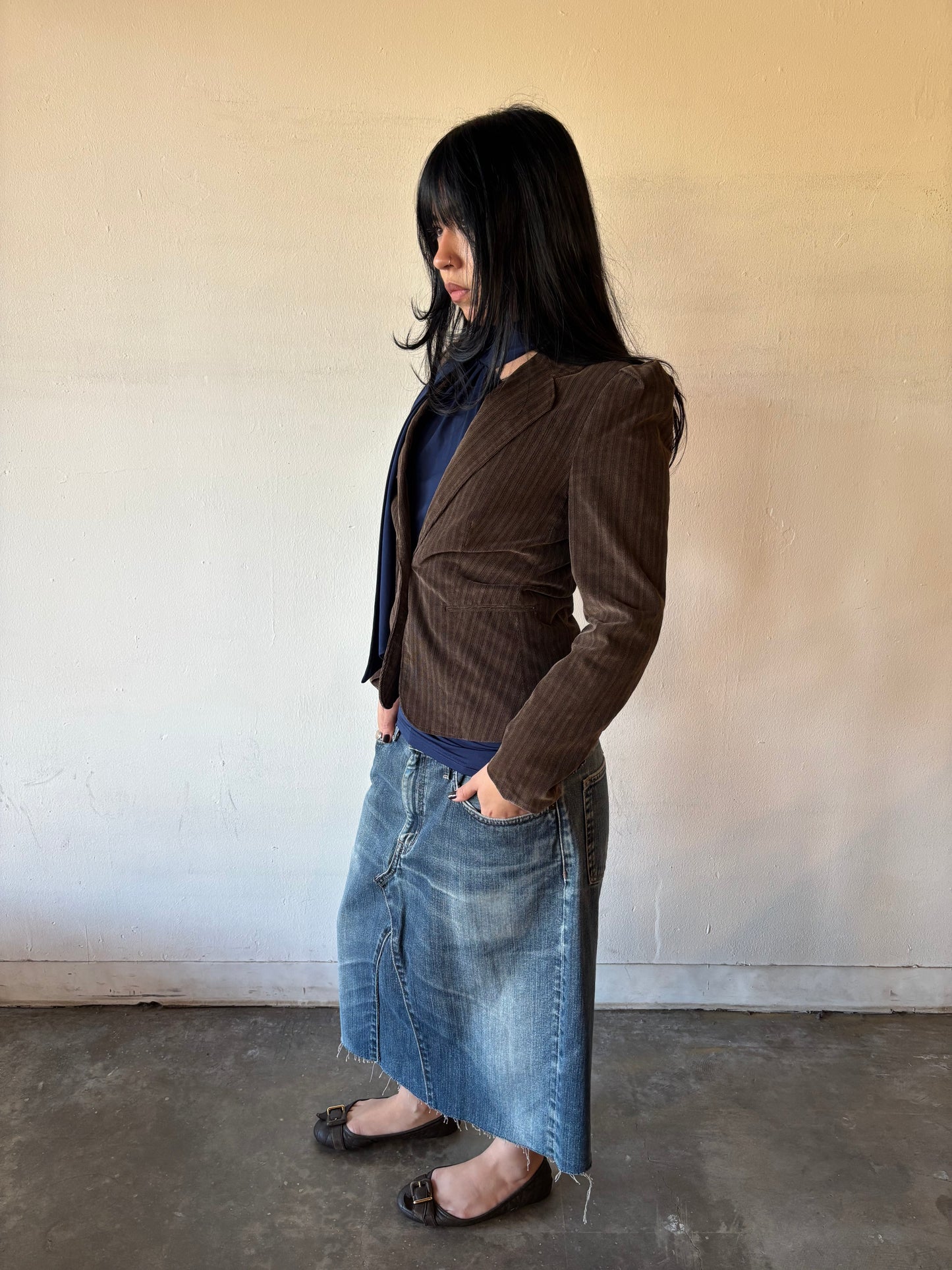 Eddie Bauer Denim Midi Skirt