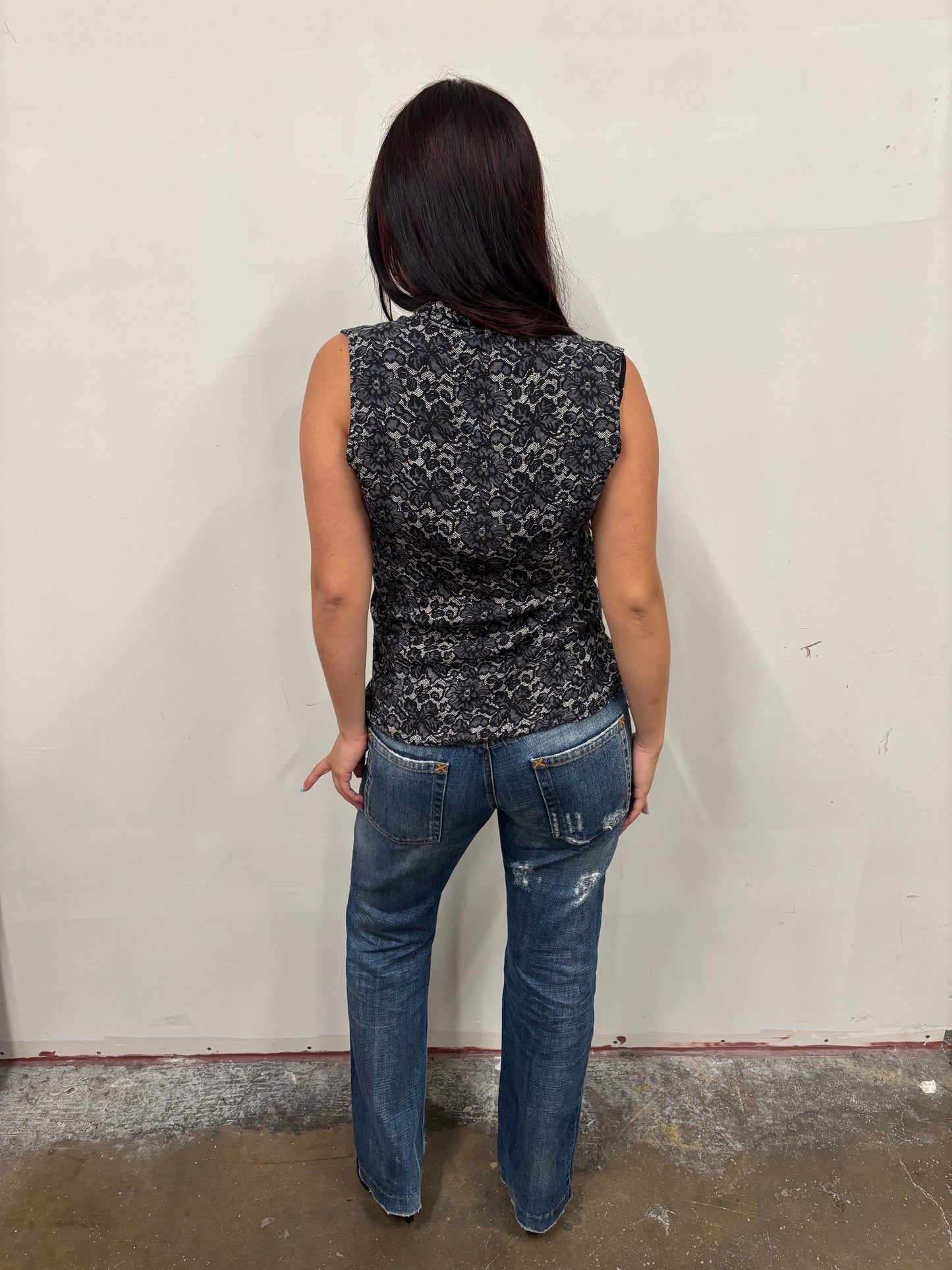 Ellen Tracy Floral Print Top
