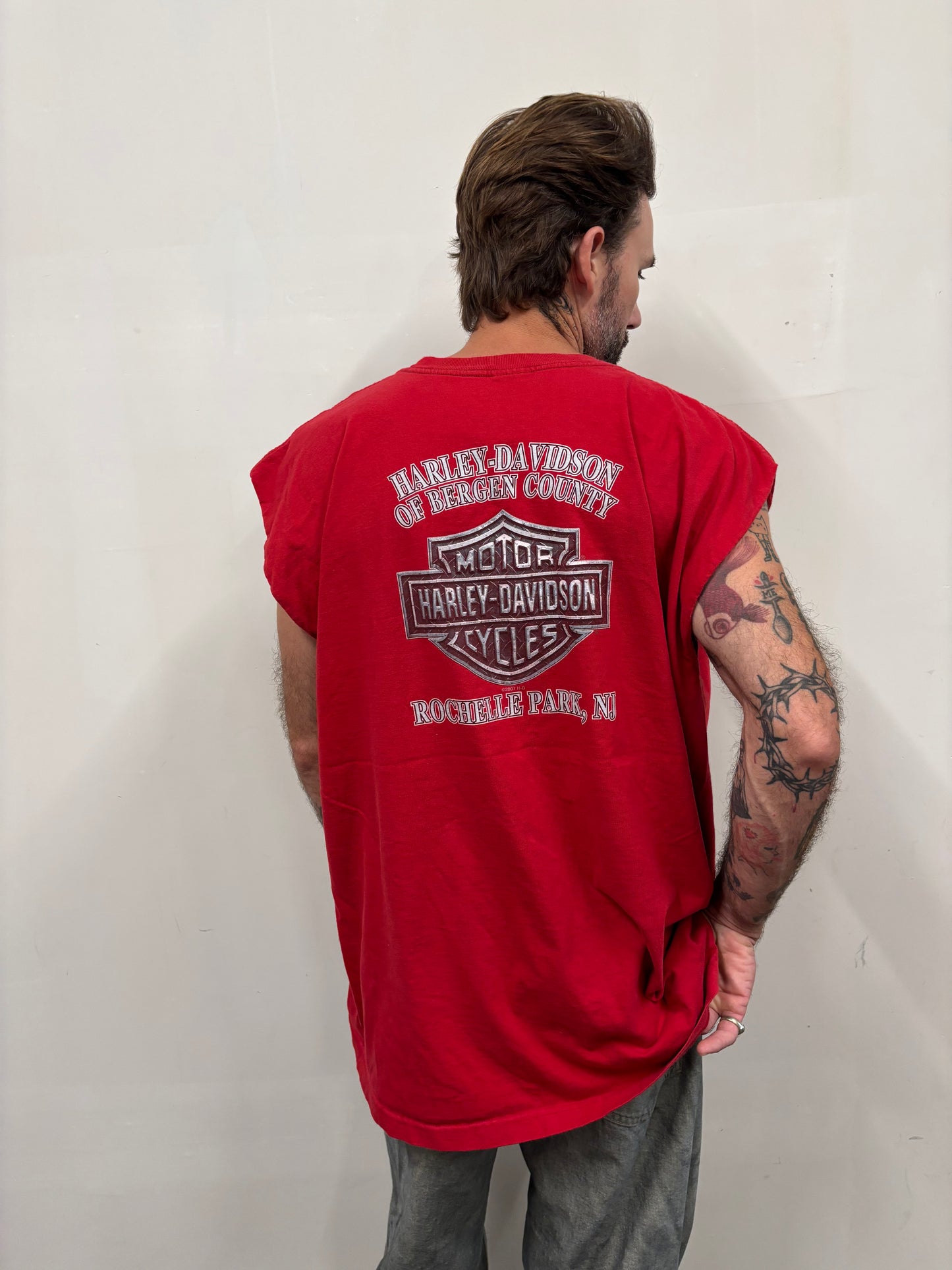Vintage Harley Davidson Tank