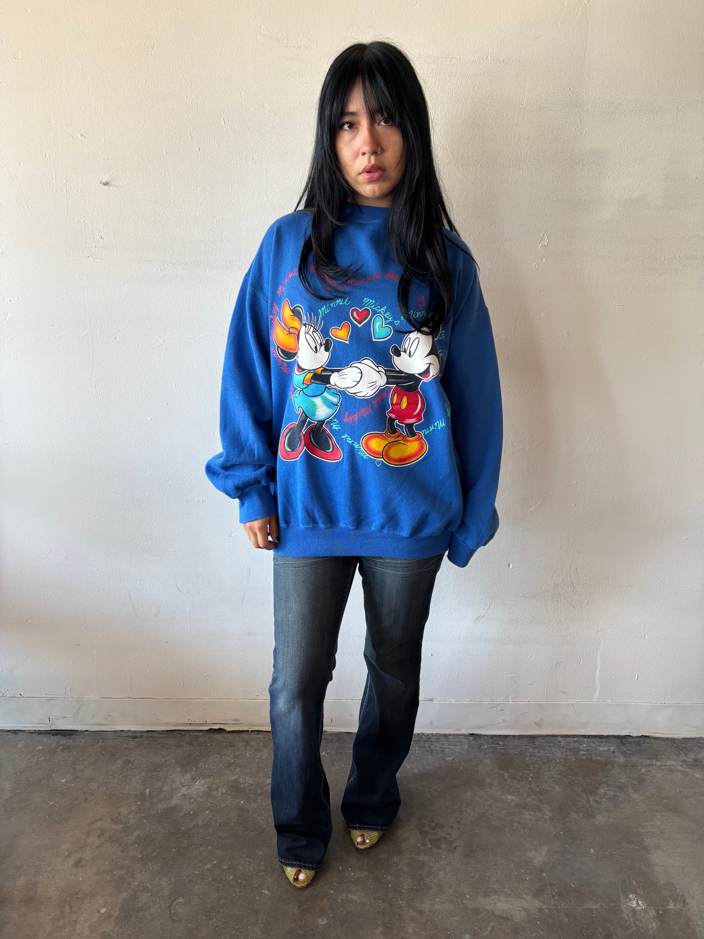 Vintage Mickey & Minnie Mouse Crewneck