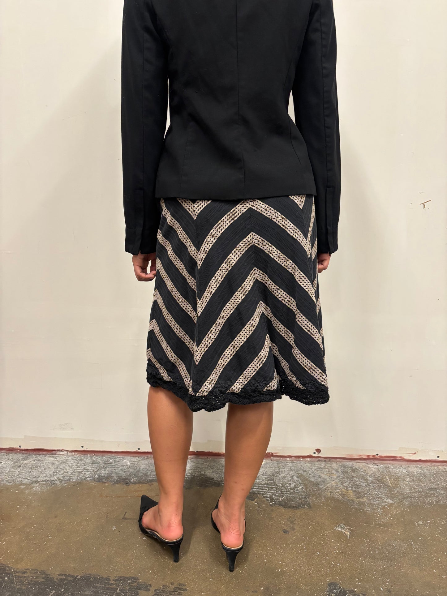 Ann Taylor Striped Skirt