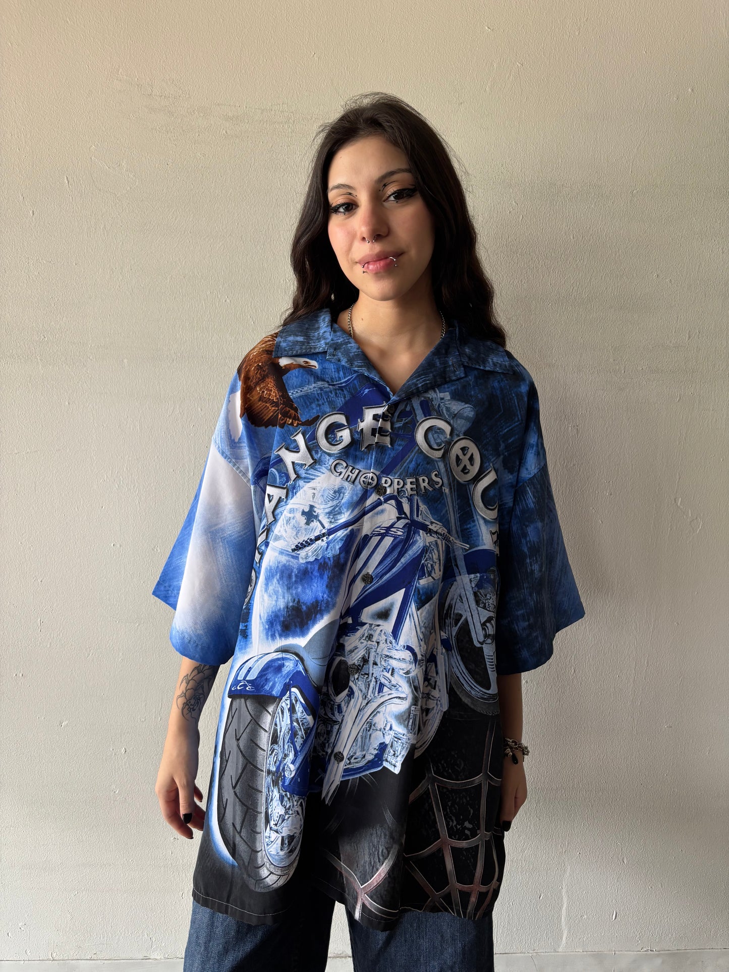Vintage Orange County Choppers Button Up Shirt