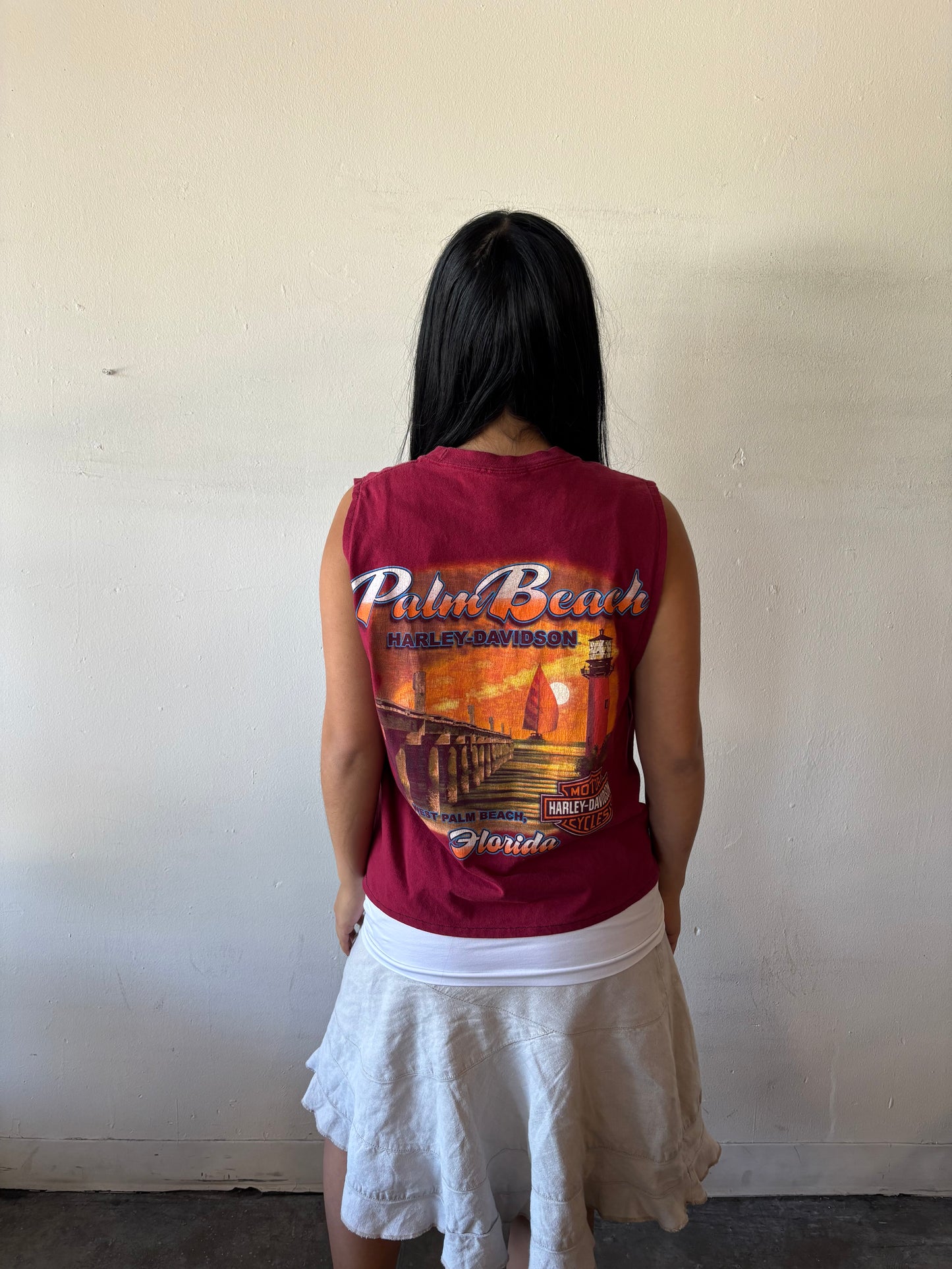 Reworked Harley Davidson Crop