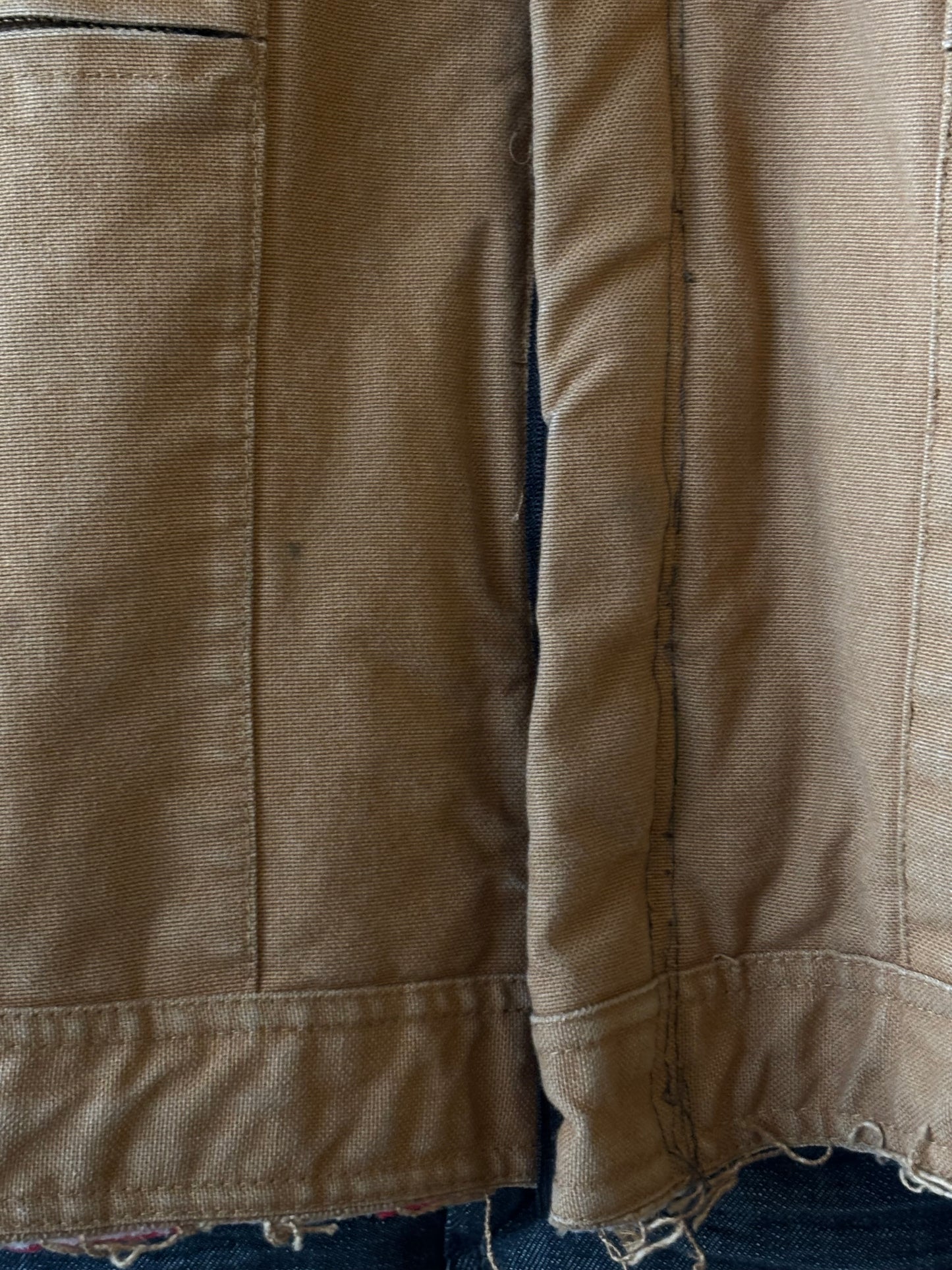Reworked Cropped Workwear Jacket