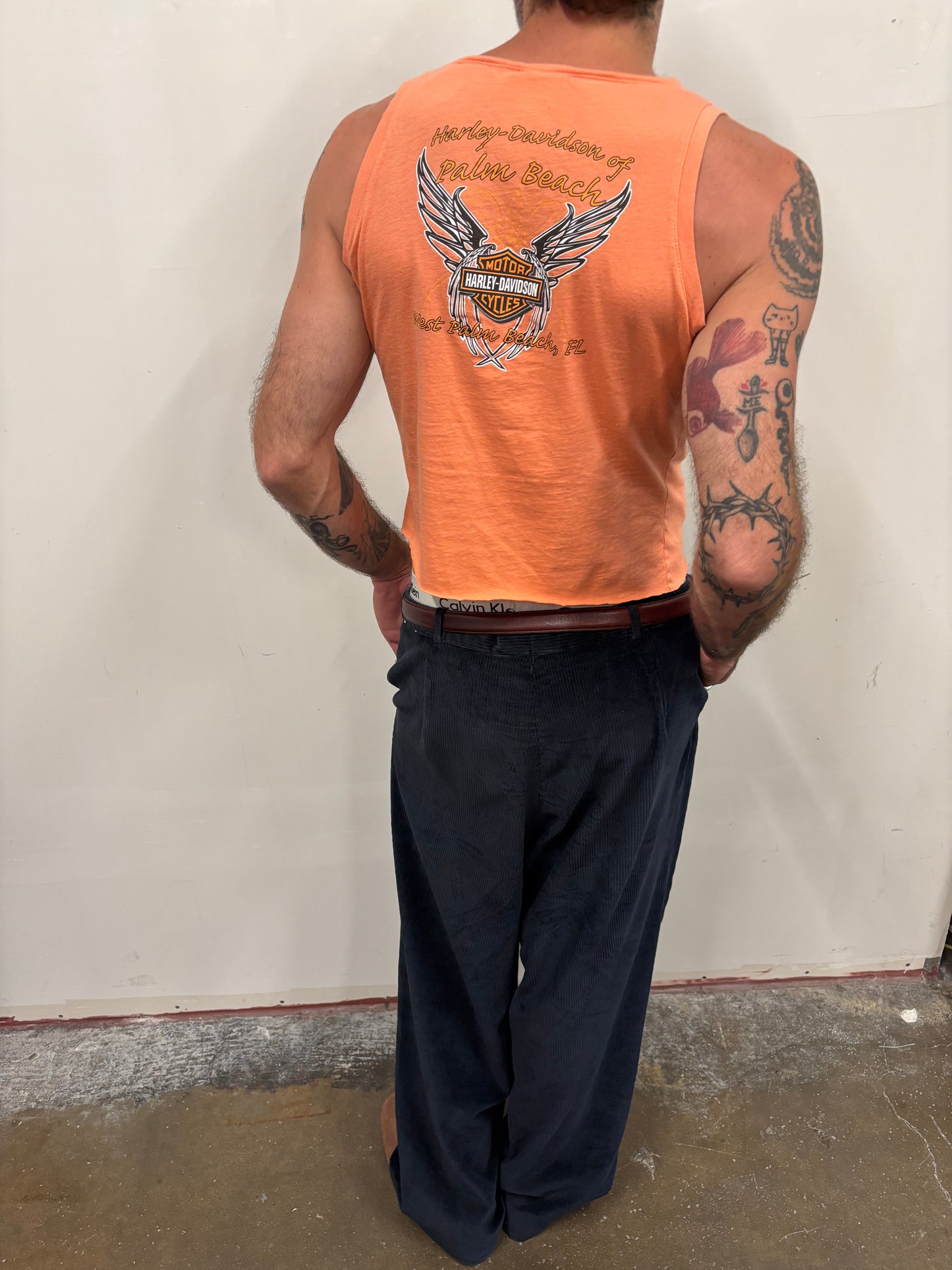 Harley Davidson Cropped Tank