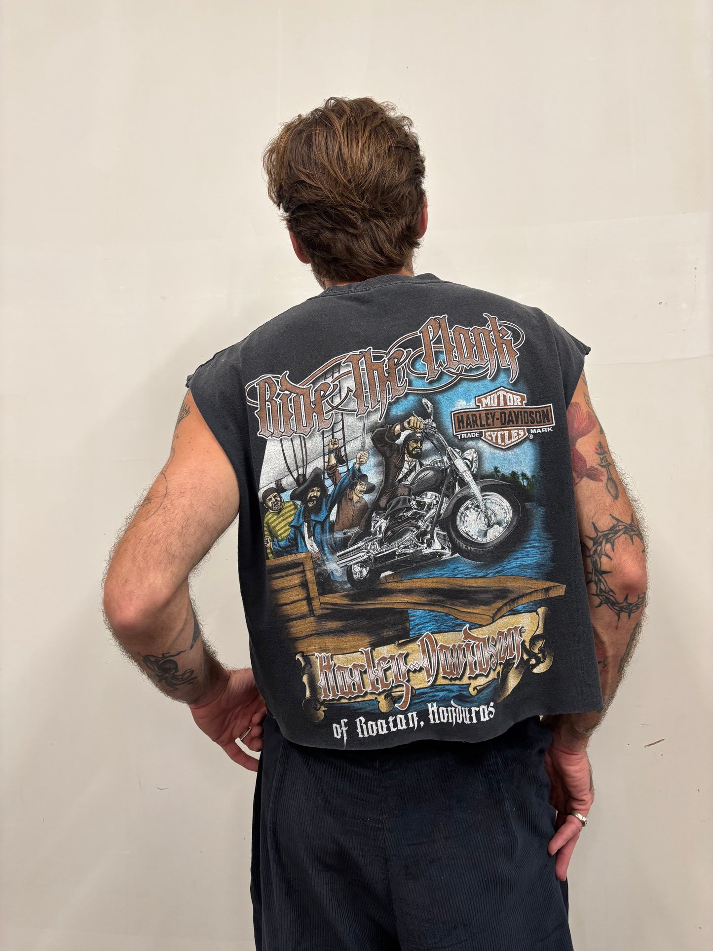 Reworked Harley Davidson Crop