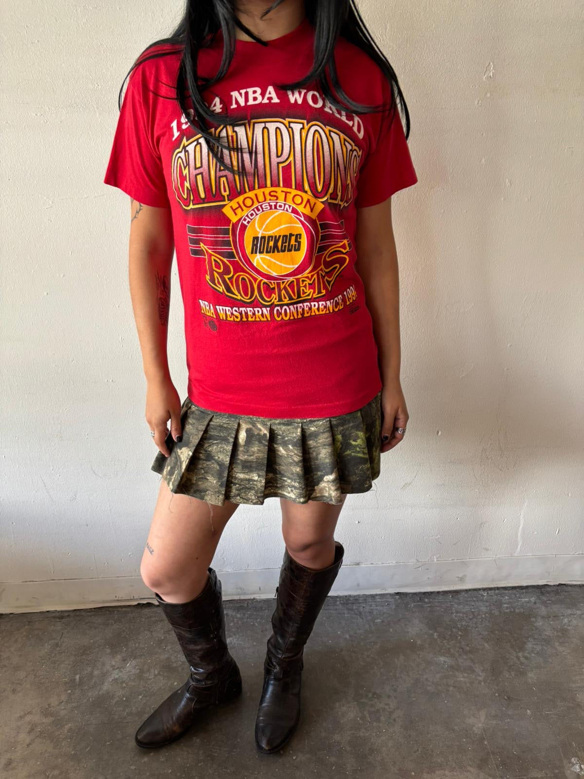 Vintage 1995 Houston Rockets NBA World Champions Shirt