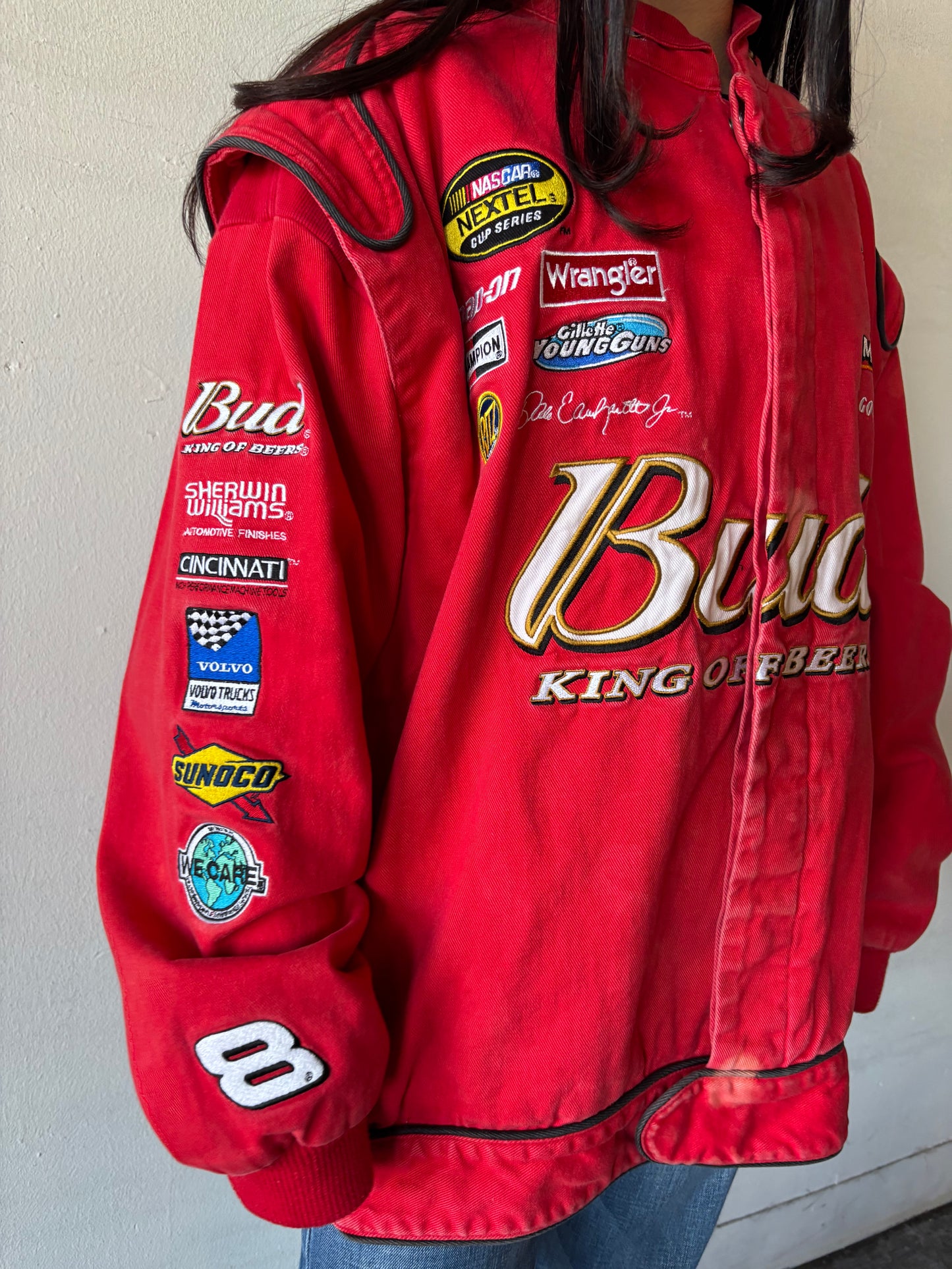Vintage Budweiser NASCAR Racing Jacket