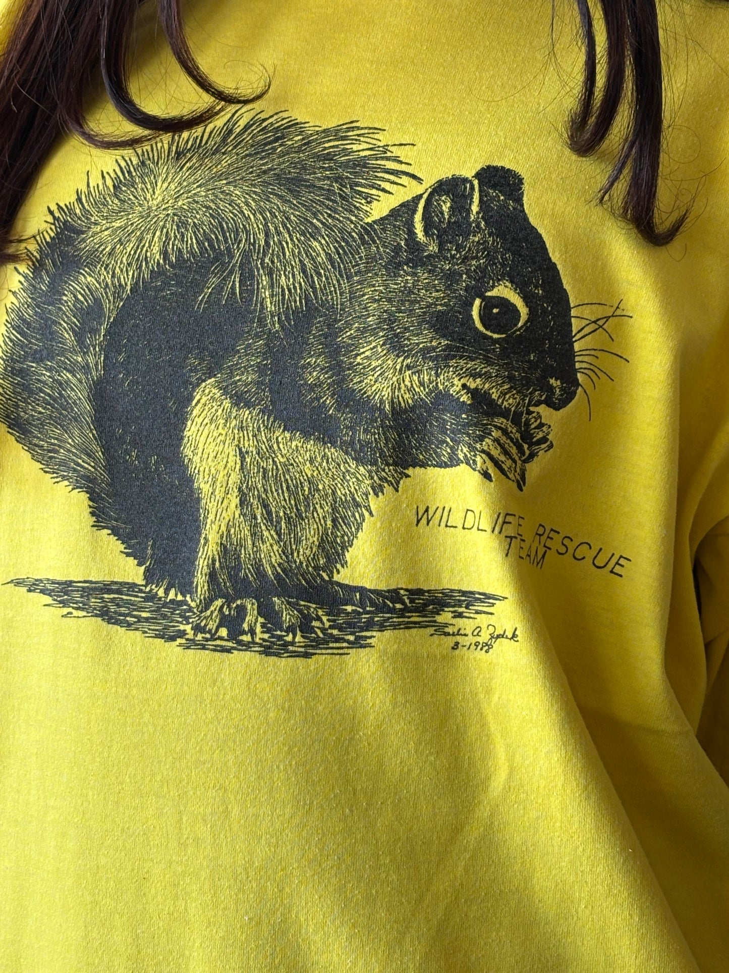 Vintage Wildlife Rescue Squirrel Shirt