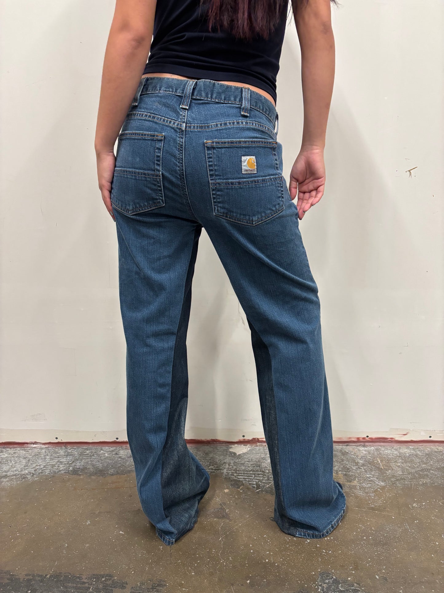 Reworked Carhartt Split Denim Jeans