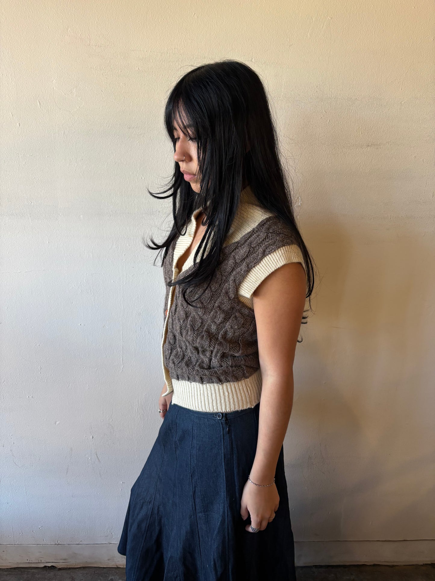 Vintage Knit Sweater Vest
