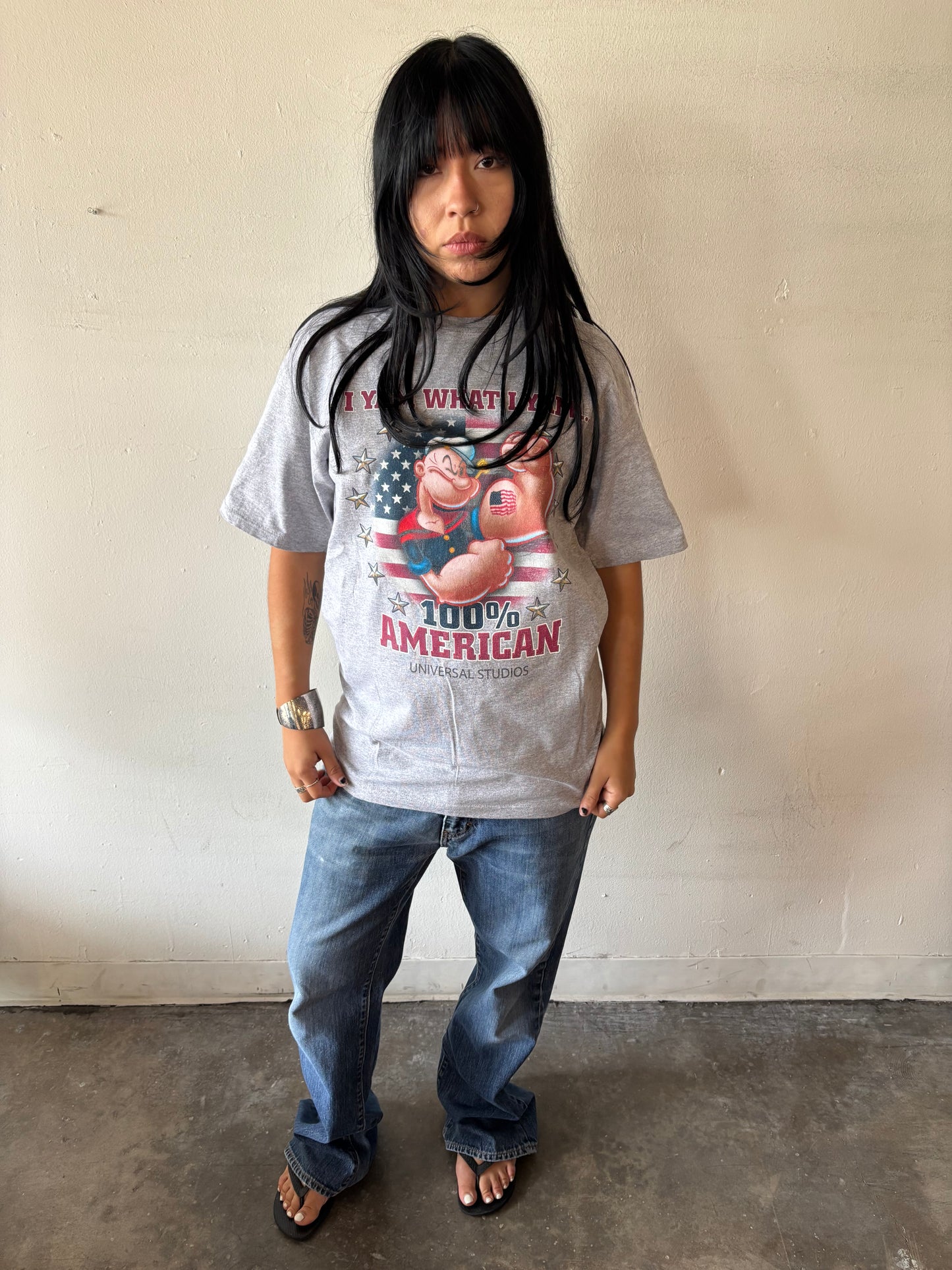 Vintage 100% American Popeye Shirt