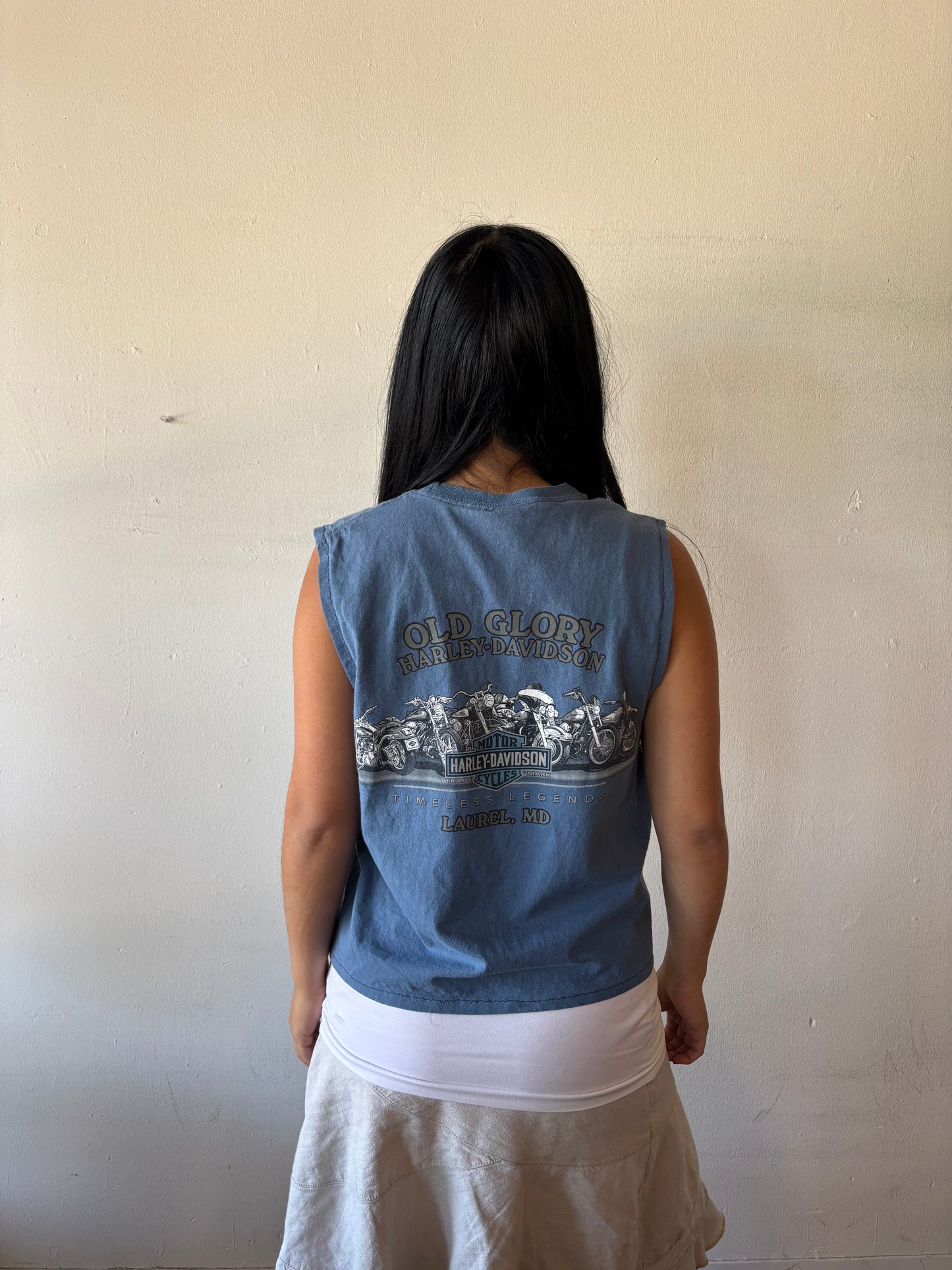 Reworked Harley Davidson Crop