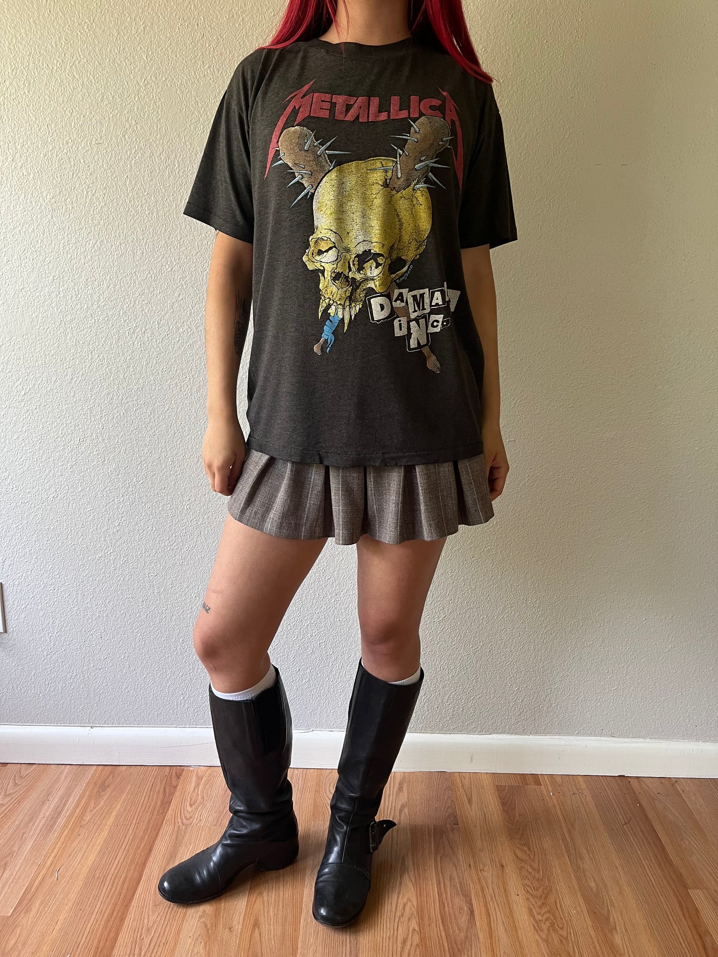 Vintage Metallica Damage Inc. Tour Paper Thin Shirt