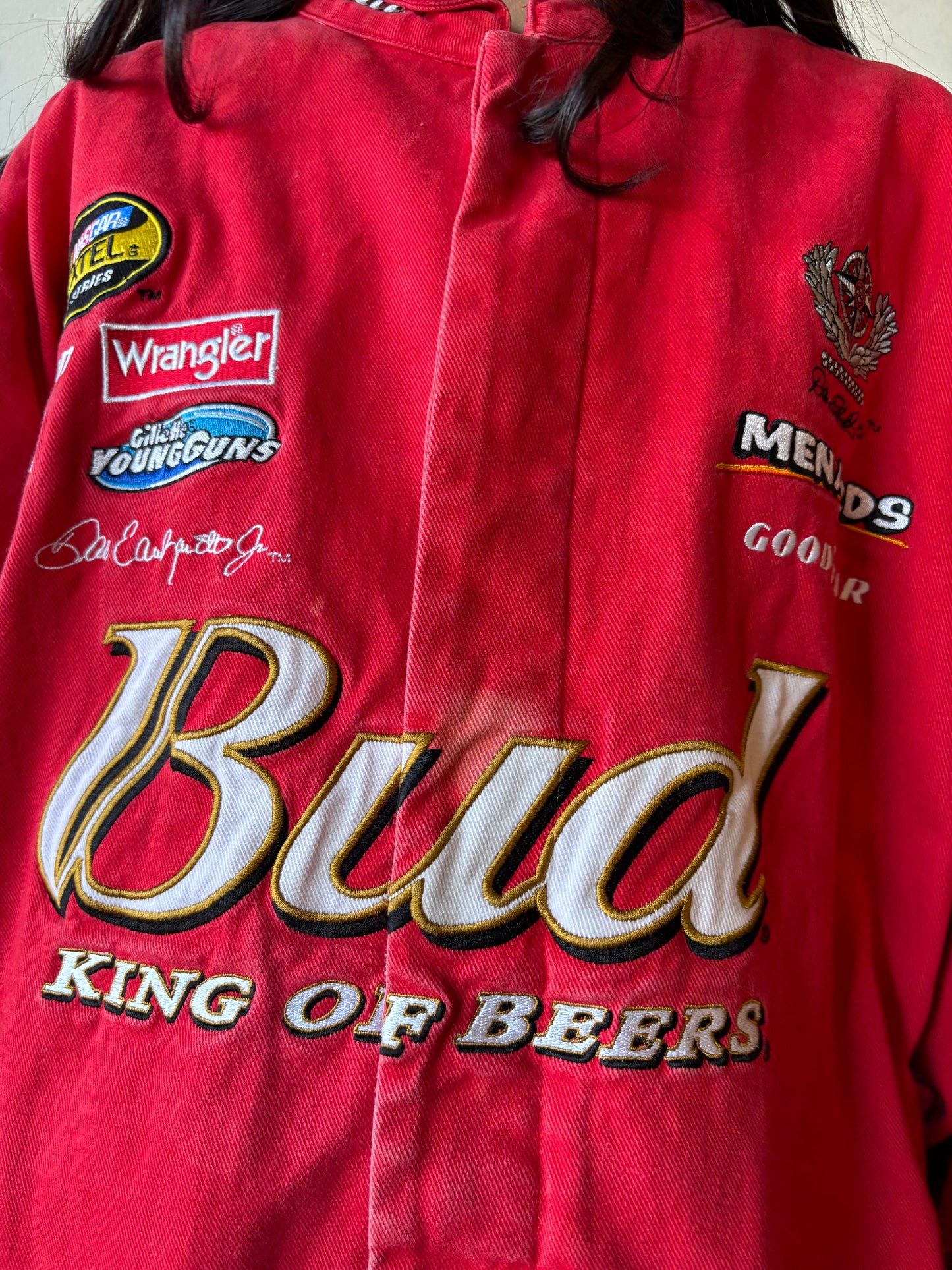 Vintage Budweiser NASCAR Racing Jacket