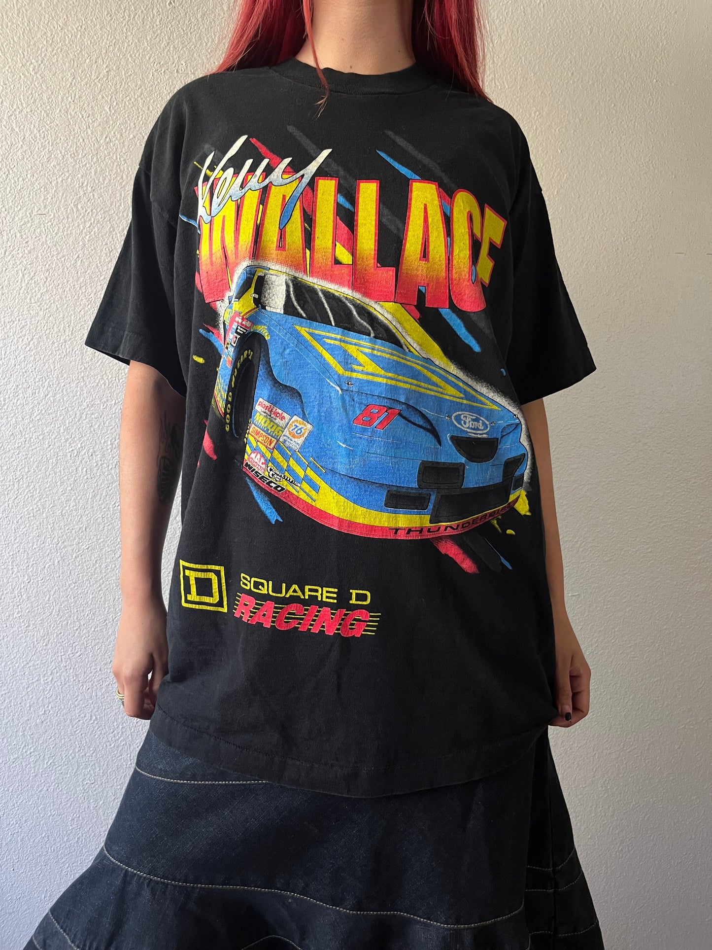 Vintage Kelly Wallace NASCAR Racing Shirt