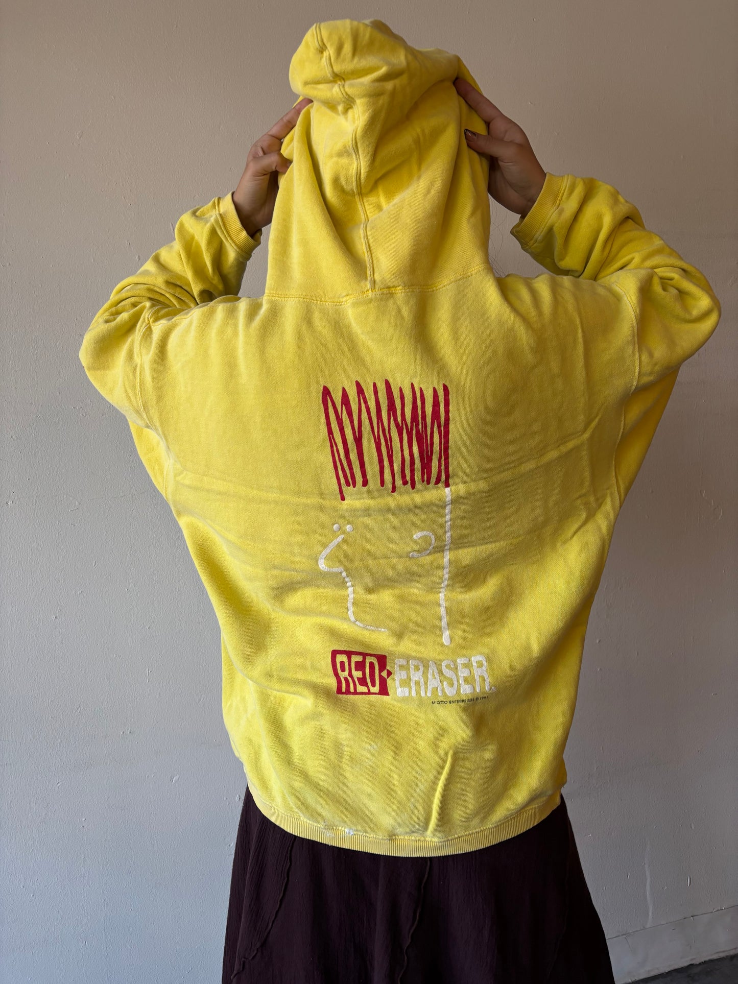 Vintage Red Eraser Hoodie