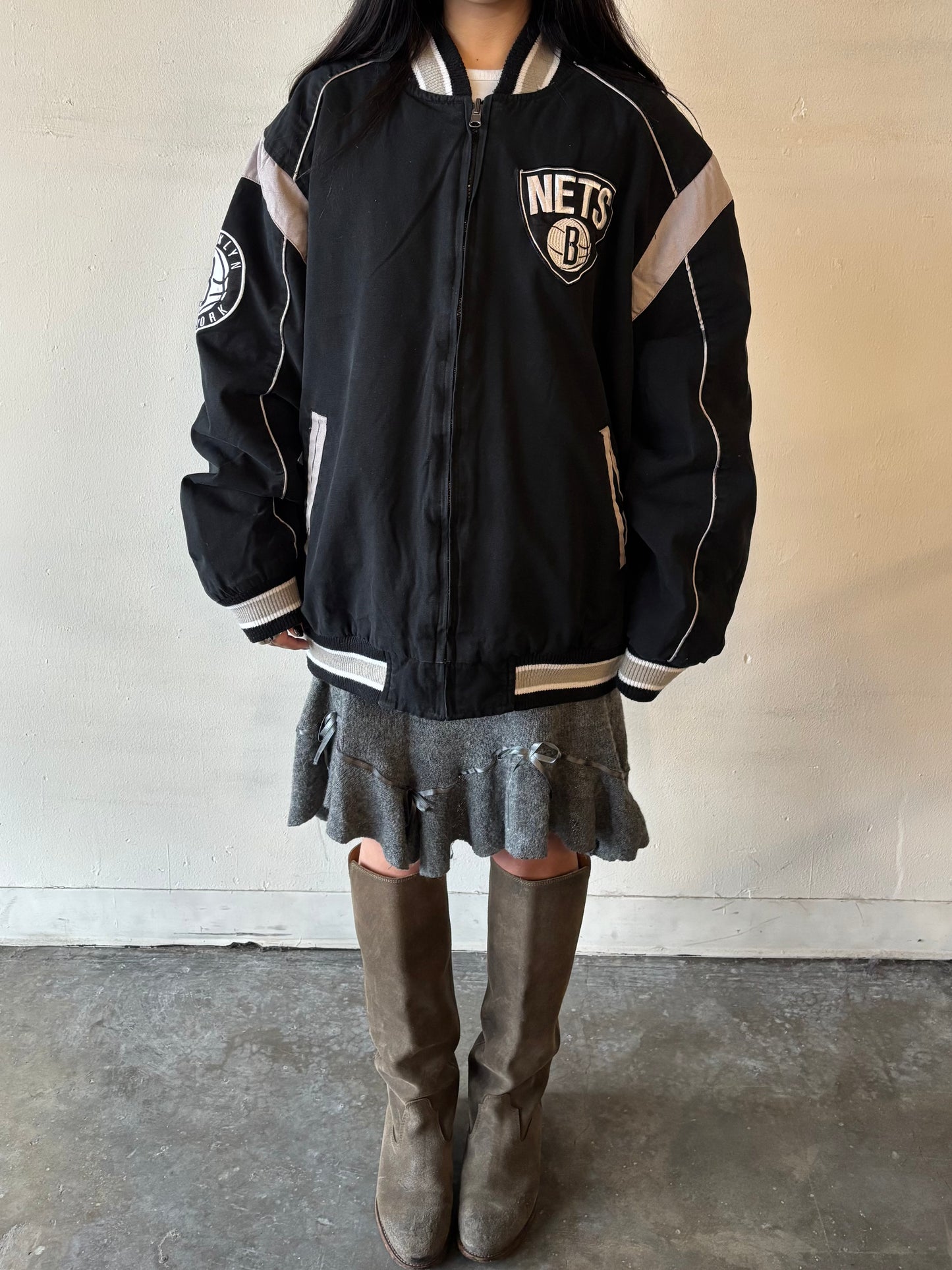 Vintage Brooklyn Nets Reversible Jacket