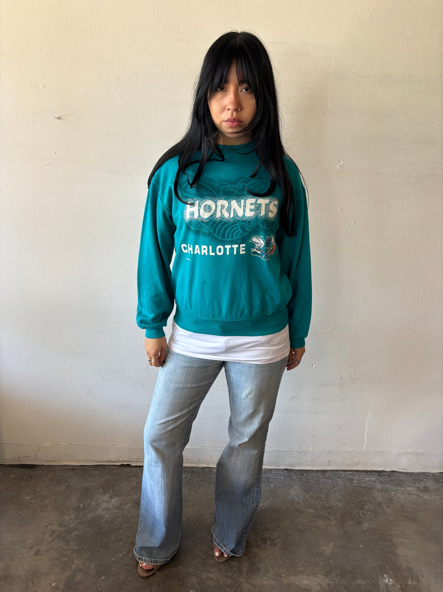 Vintage Charlotte Hornets Crewneck