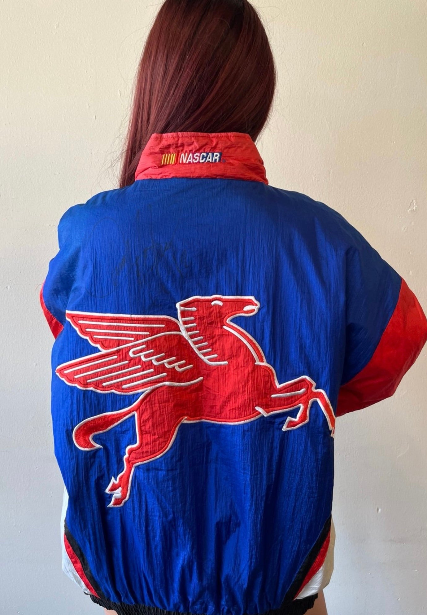 Vintage Jeremy Mayfield NASCAR Racing Puffer Jacket