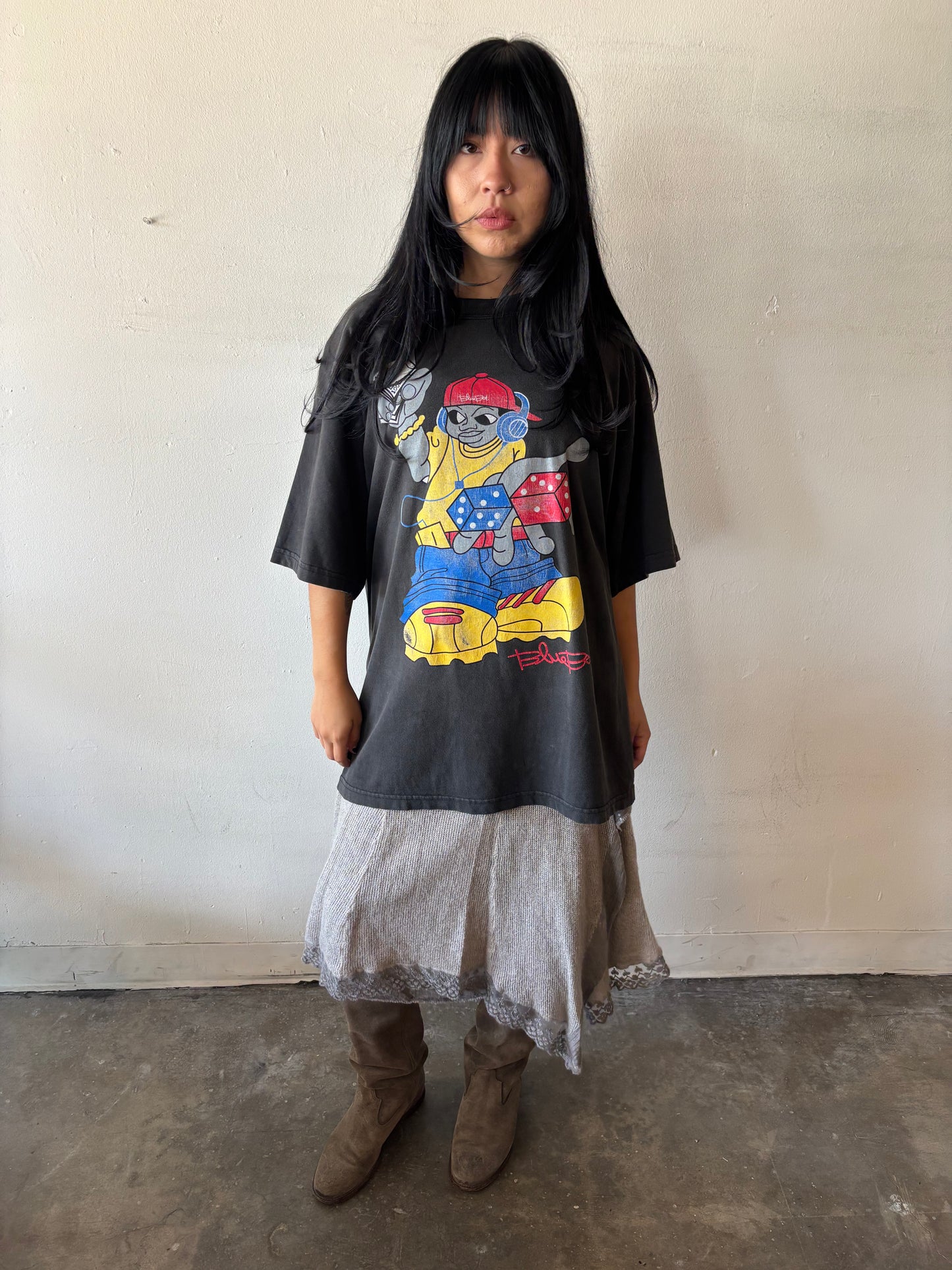 Vintage Blue Bot Shirt
