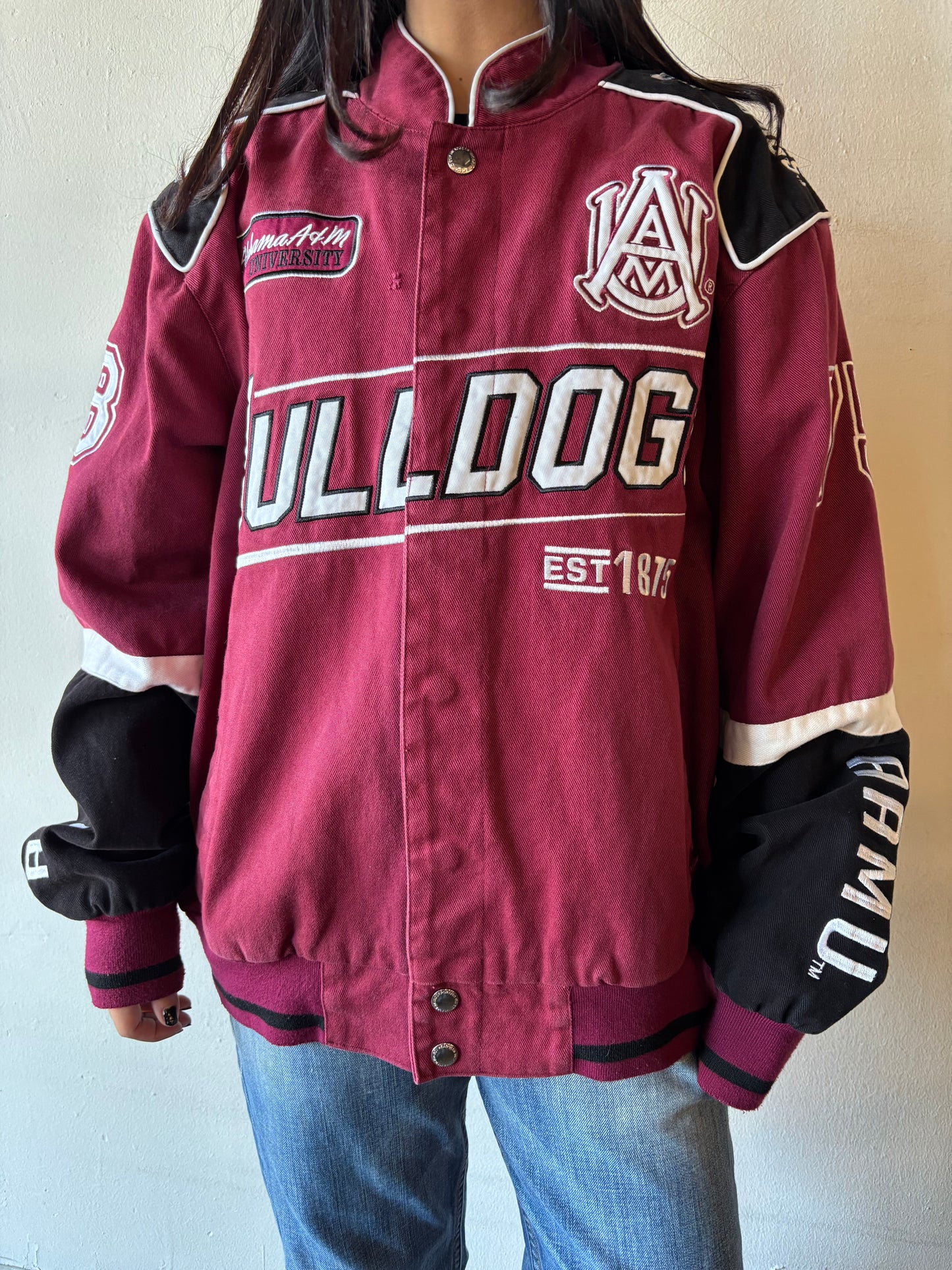 Vintage Alabama A&M University Racing Jacket