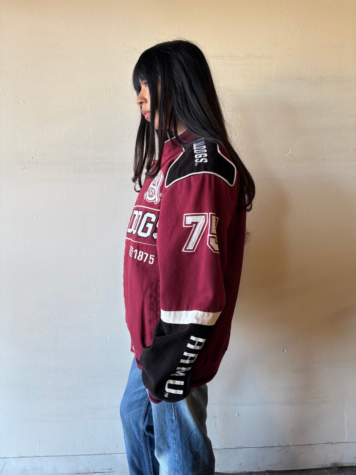 Vintage Alabama A&M University Racing Jacket
