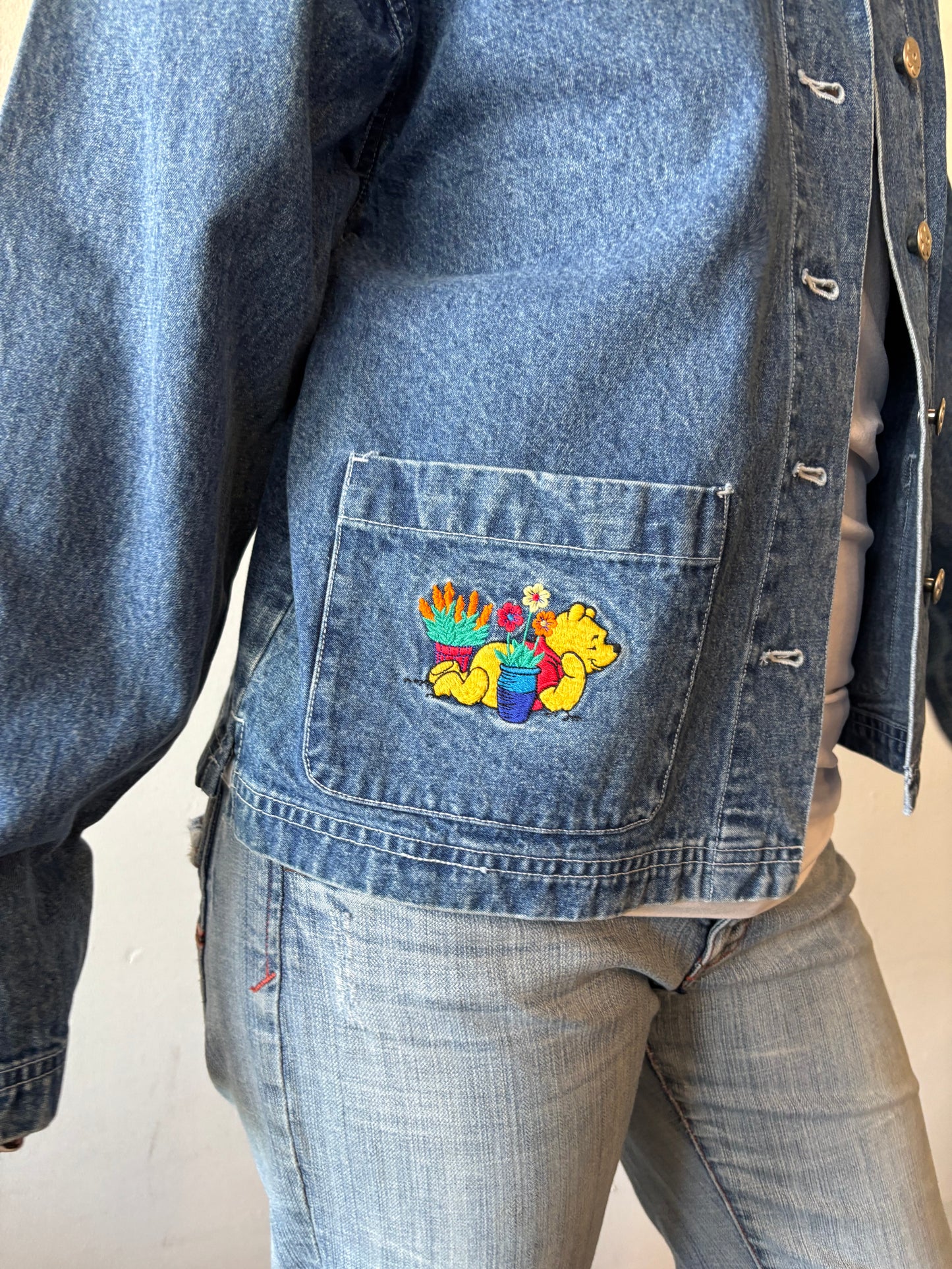Vintage Winnie The Pooh Denim Jacket