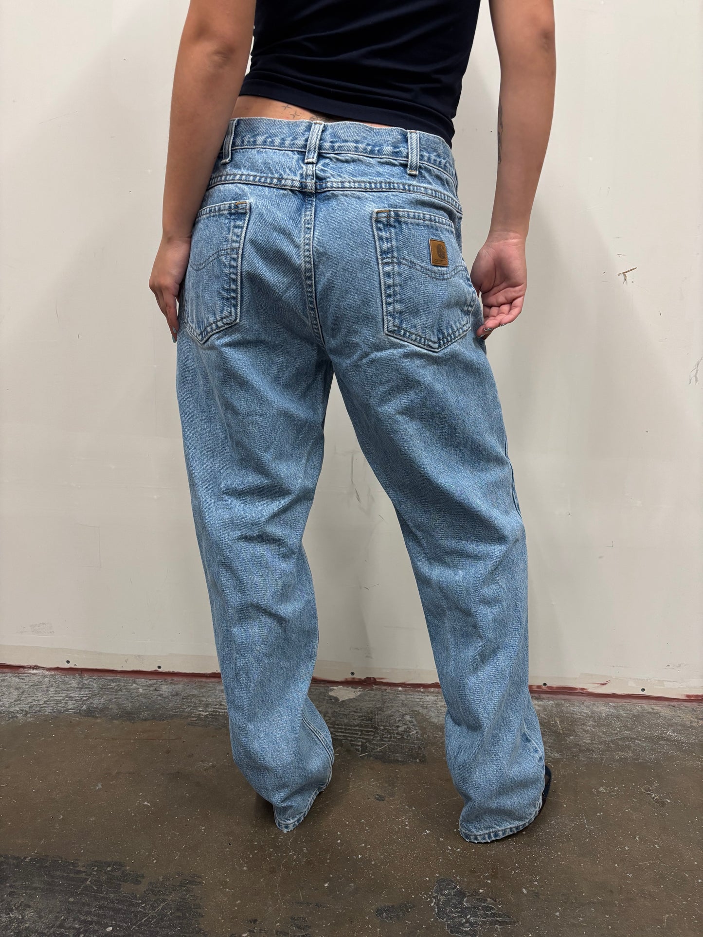Vintage Carhartt Light Wash Denim Jeans