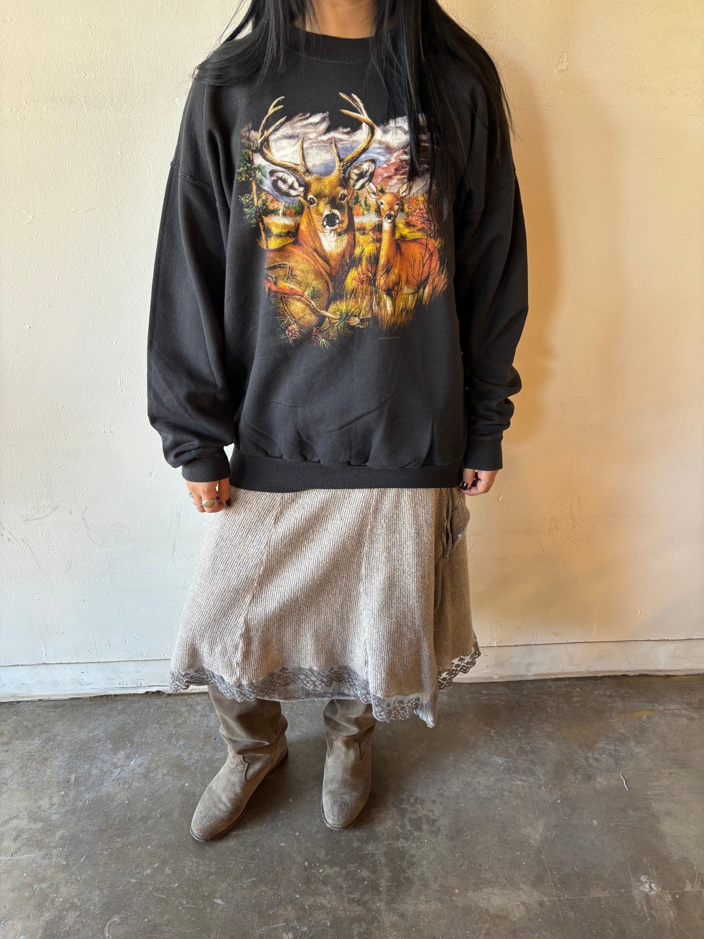 Vintage Deers Crewneck