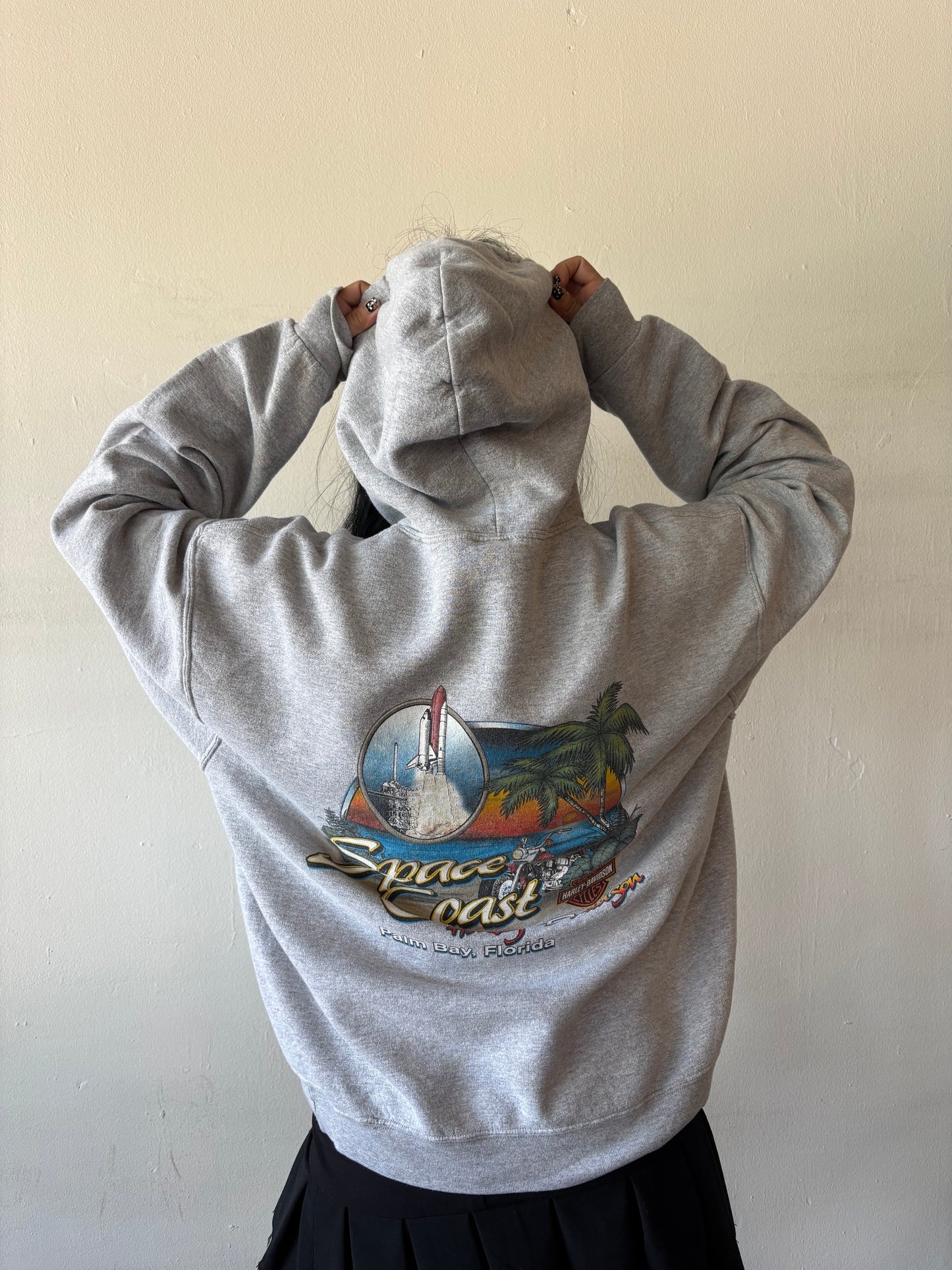 Vintage Harley Davidson Space Coast Hoodie