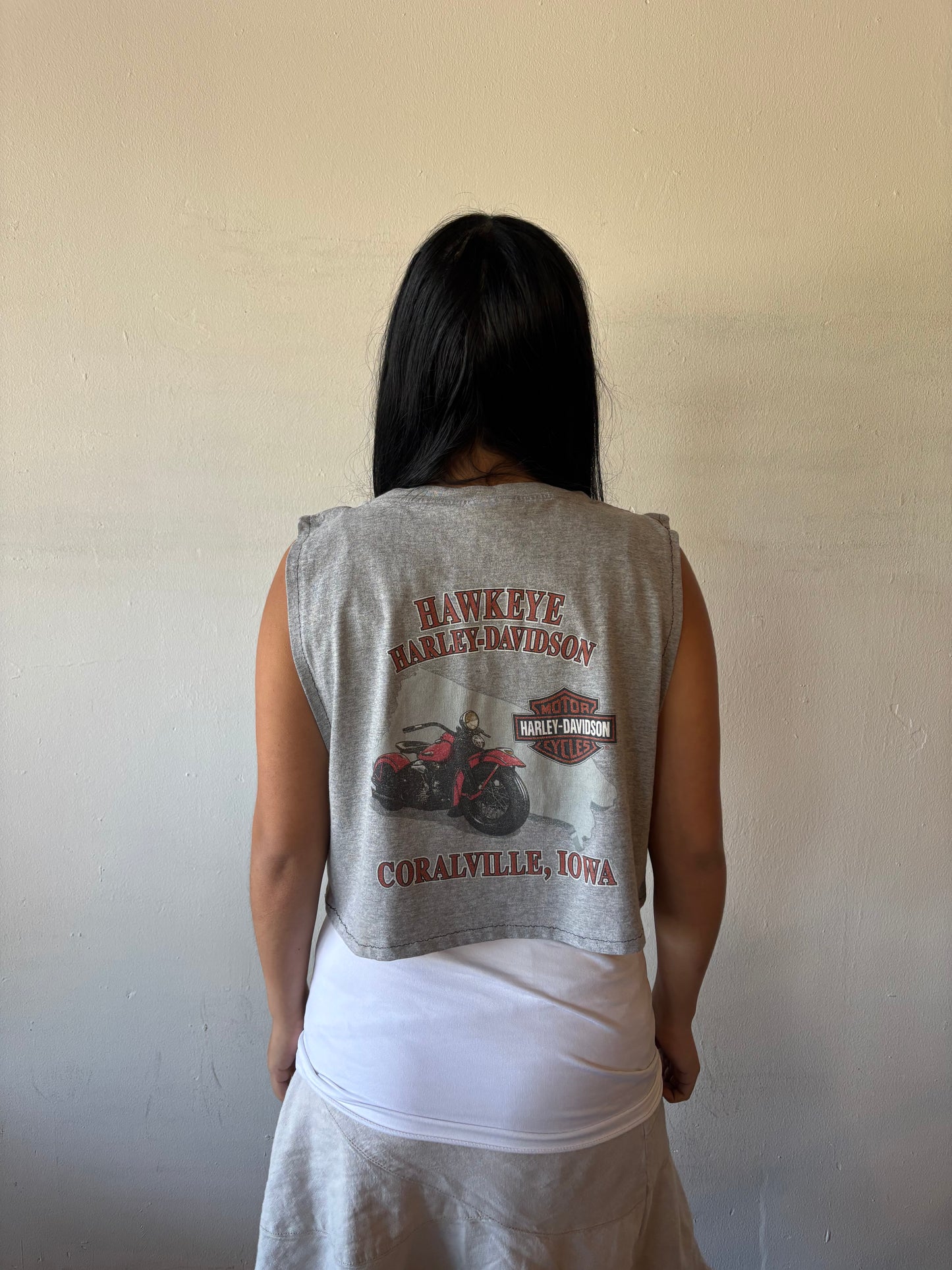 Reworked Harley Davidson Crop