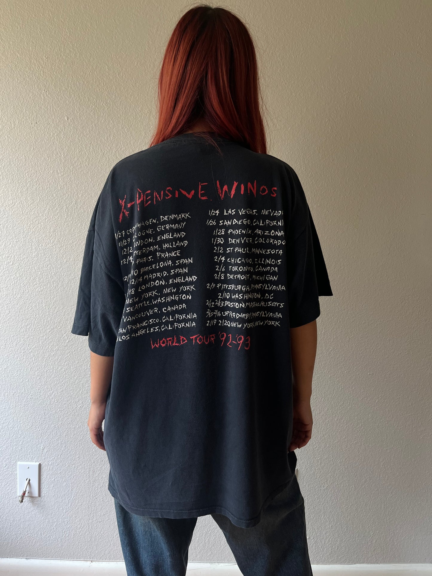 Vintage Main Offender 1992 Tour Shirt
