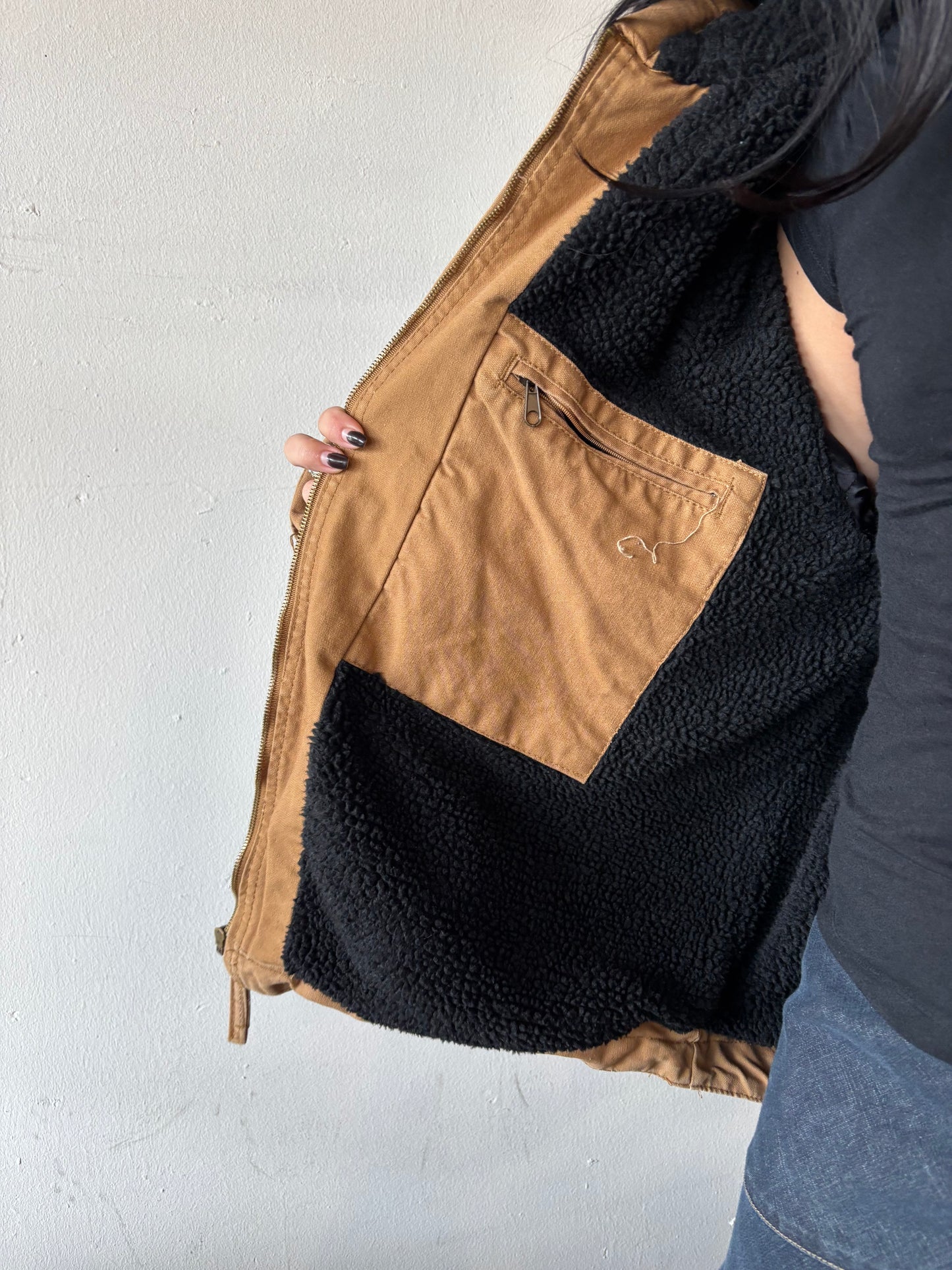 Vintage Wells Lamont Sherpa Workwear Jacket