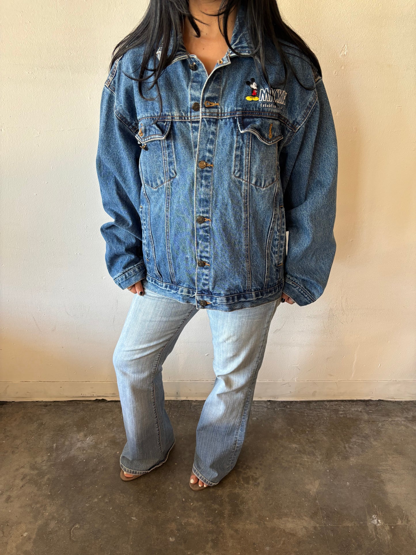 Vintage Mickey Mouse Denim Jacket