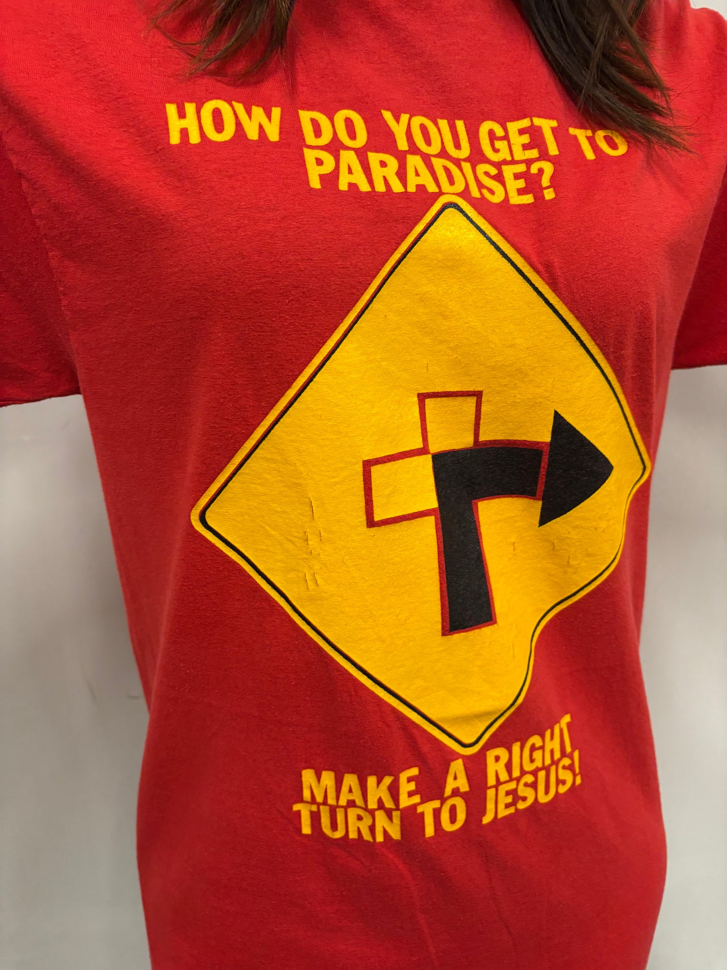 Vintage “Make A Right TurnTo Jesus” Shirt