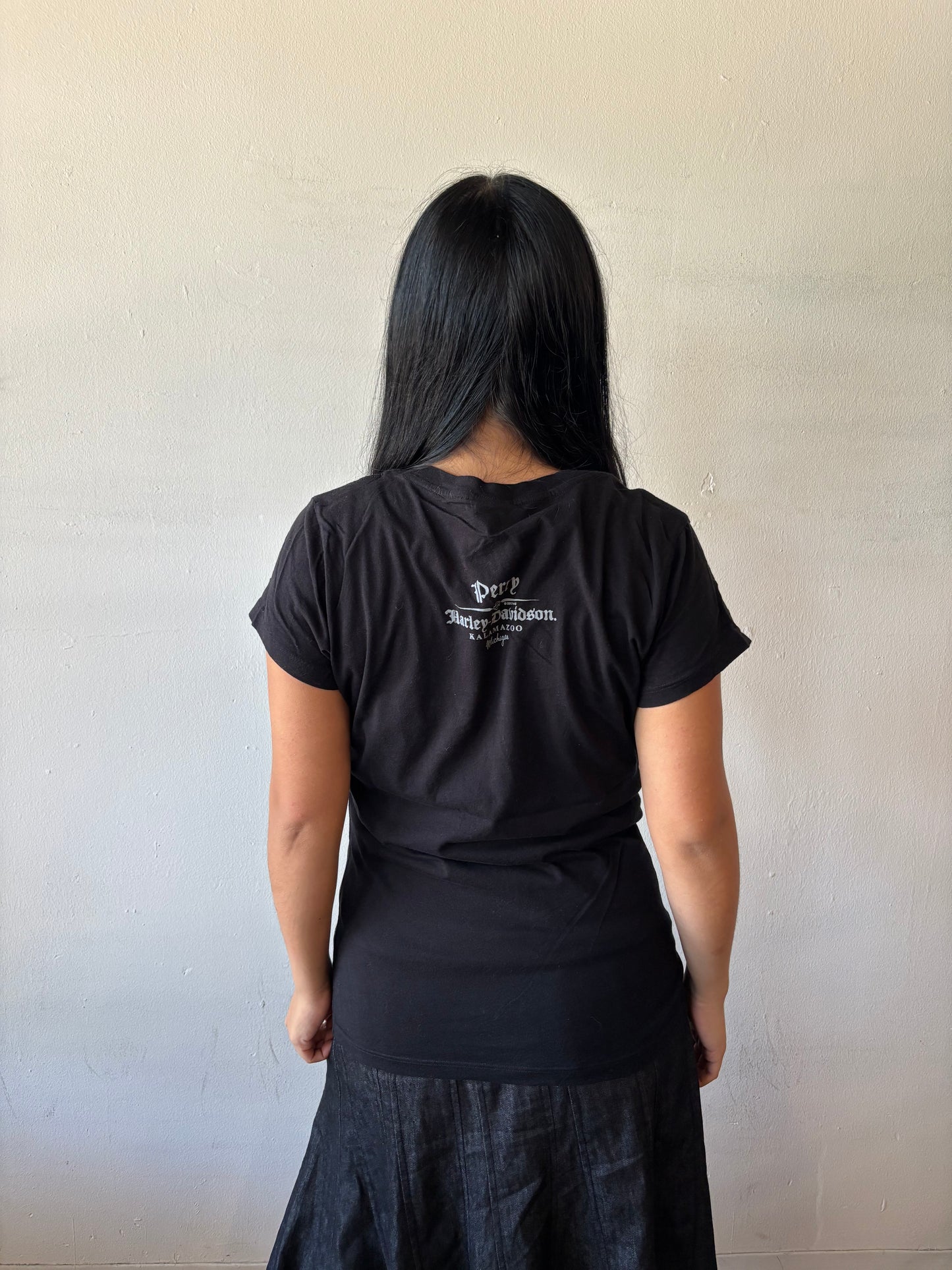 Vintage Looney Tunes Harley Davidson Top