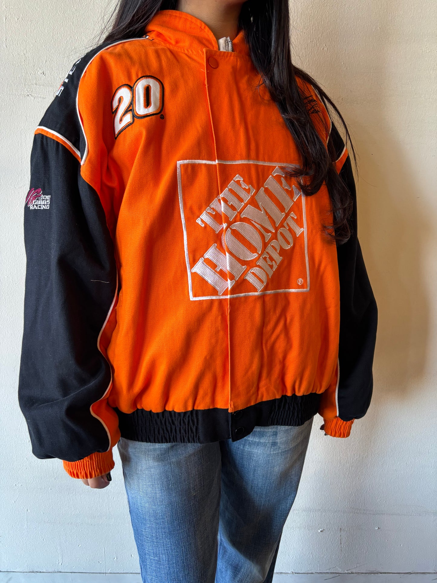 Vintage Home Depot NASCAR Racing Jacket