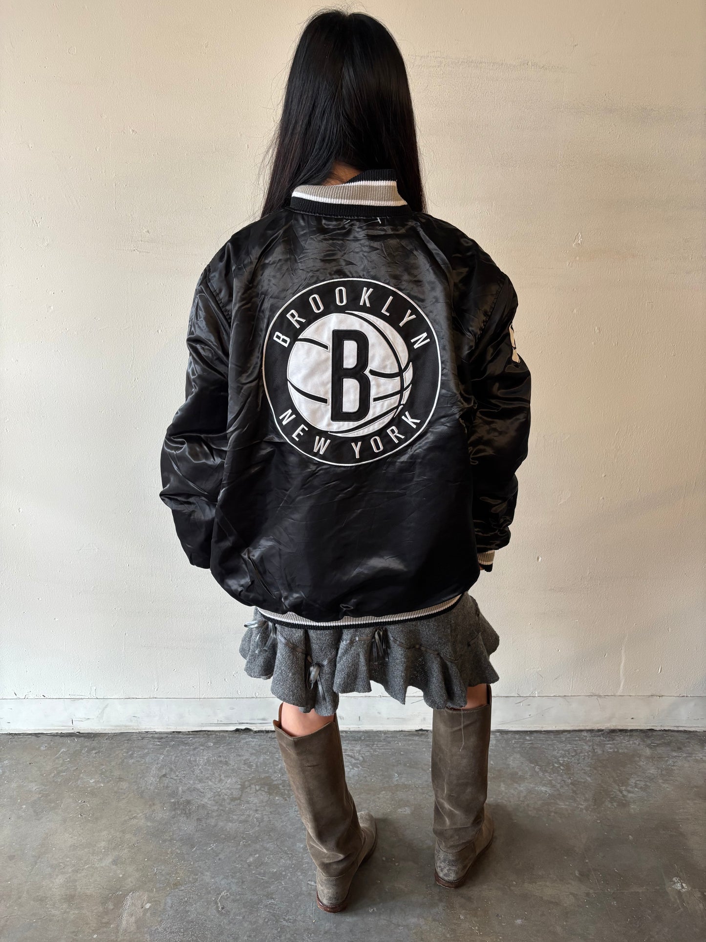 Vintage Brooklyn Nets Reversible Jacket