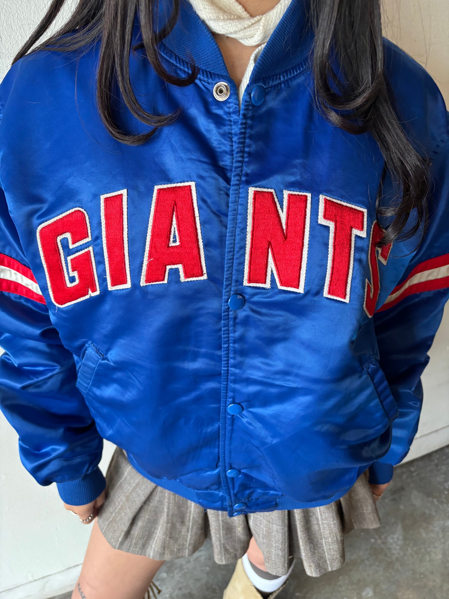 Vintage New York Giants Starter Satin Jacket