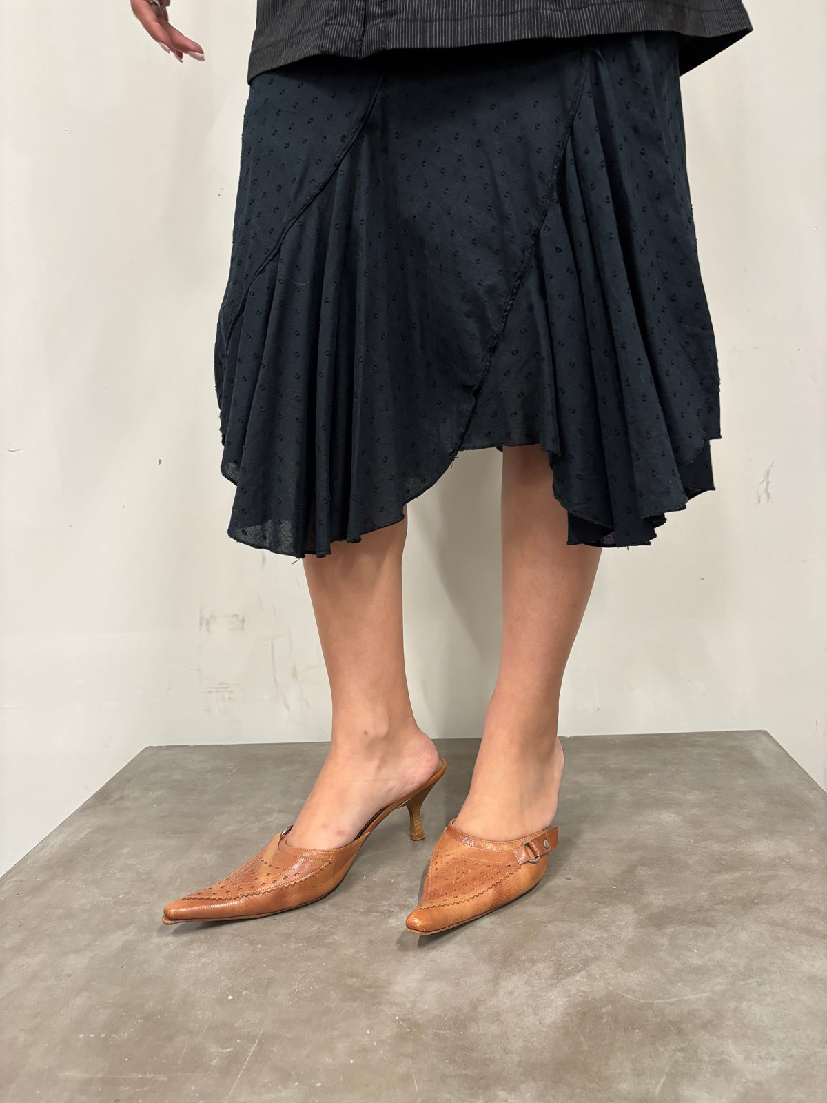 Vintage Eroe Turkey Brown Kitten Heels