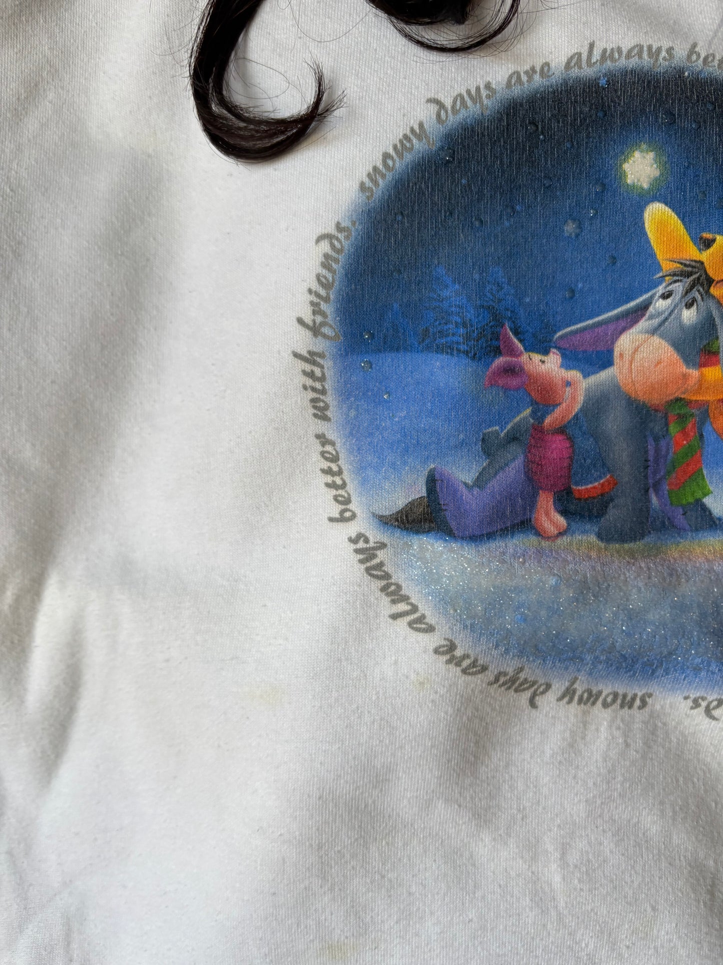 Vintage Pooh Snow Days Crewneck