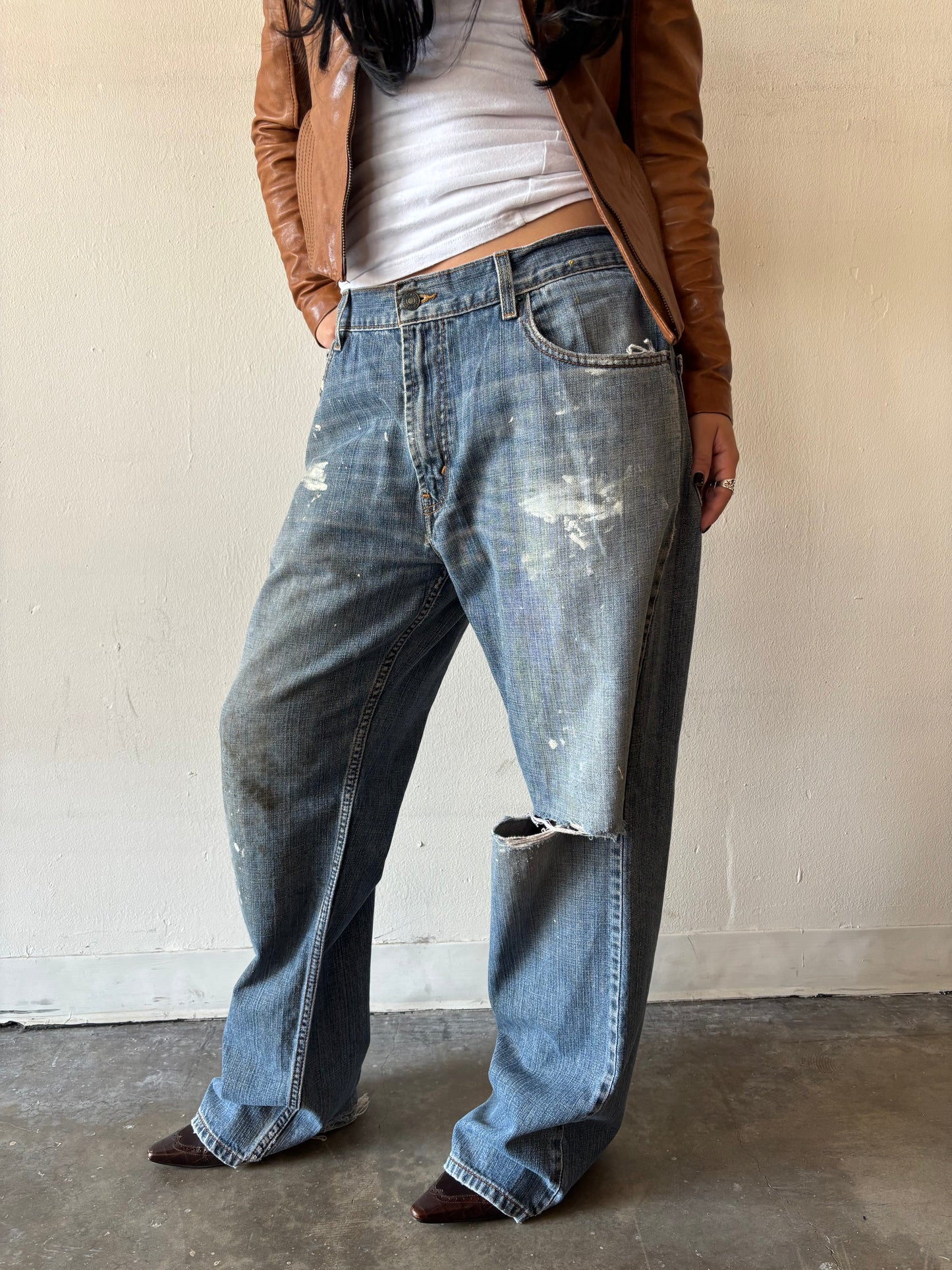 Vintage Levi’s Paint Denim Jeans