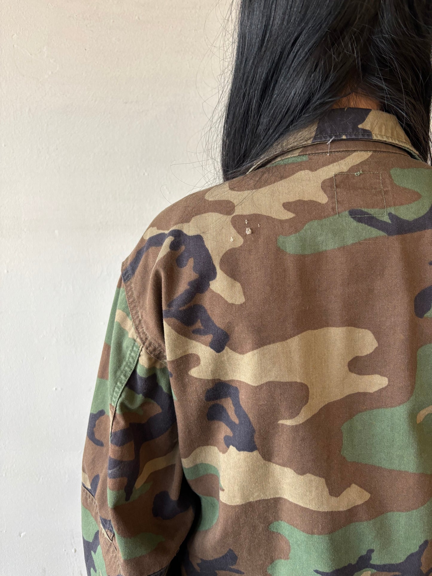 Vintage Camo Button Up
